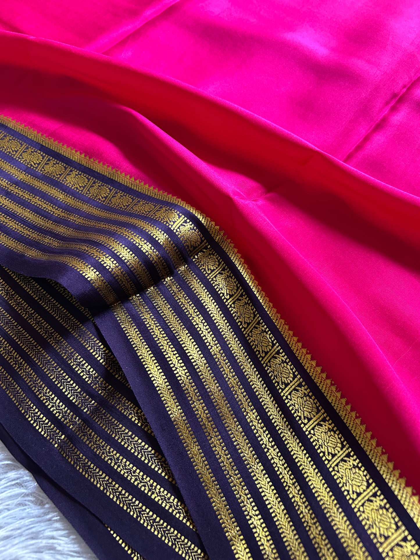 Soujanya (2D) : Pink-Navy Blue