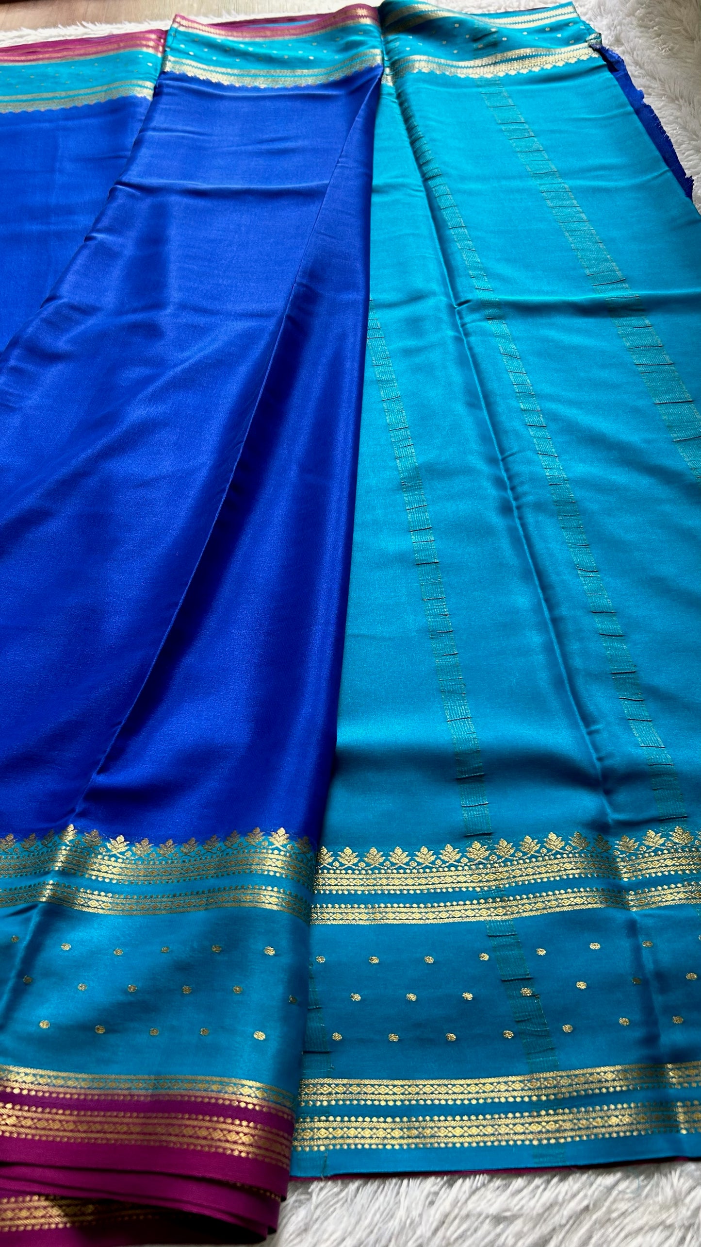 Drishti (3D) : royal blue-ananda blue-magenta