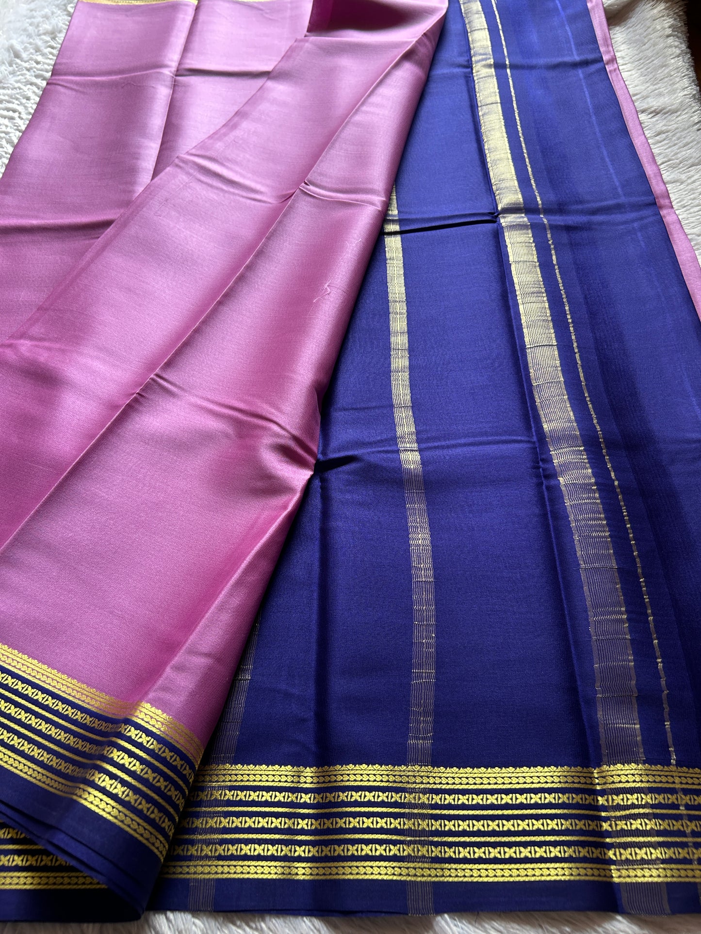 Deeksha (2D) : Lavender-navy blue