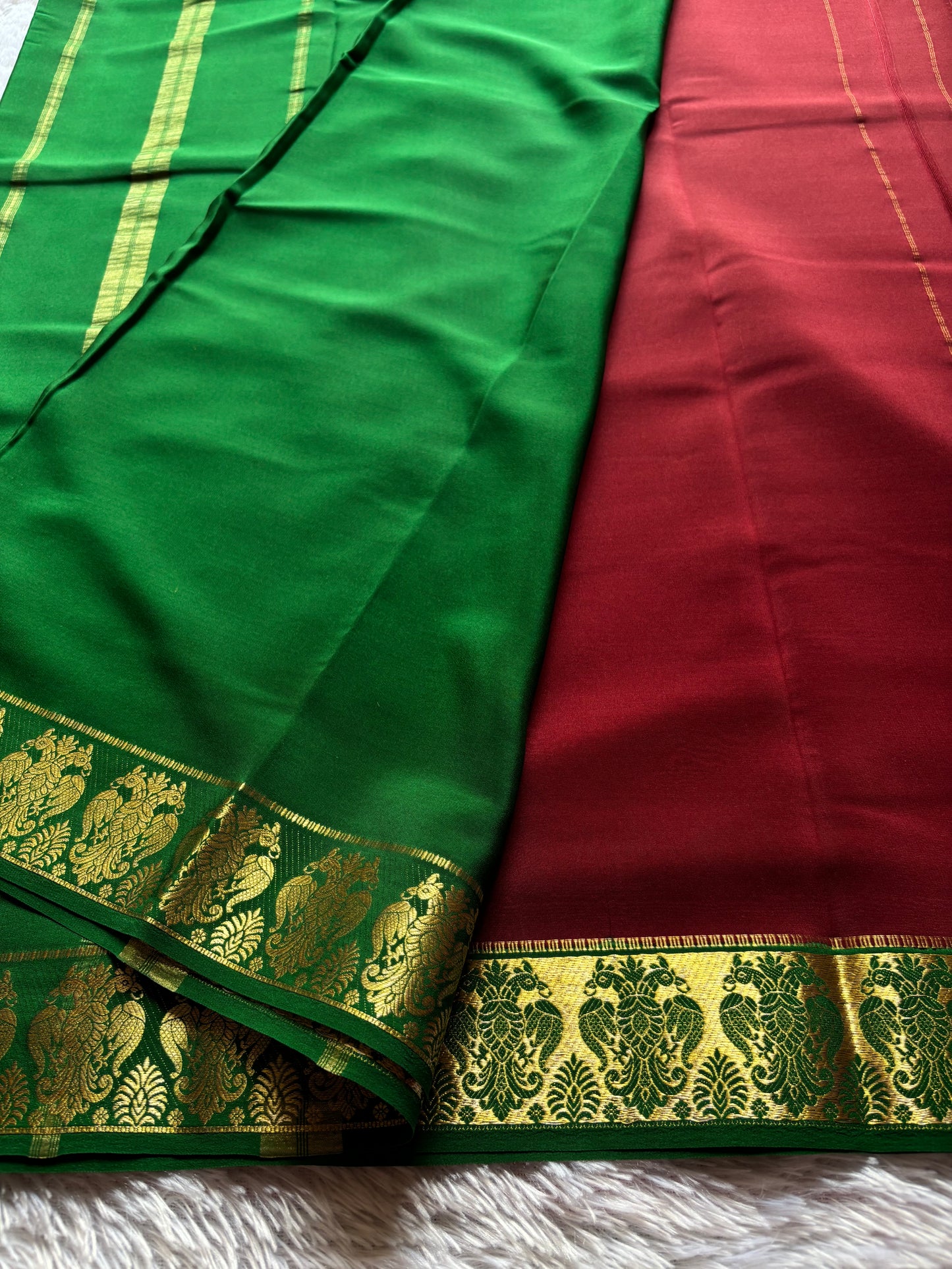Veera : Maroon- Dark Green