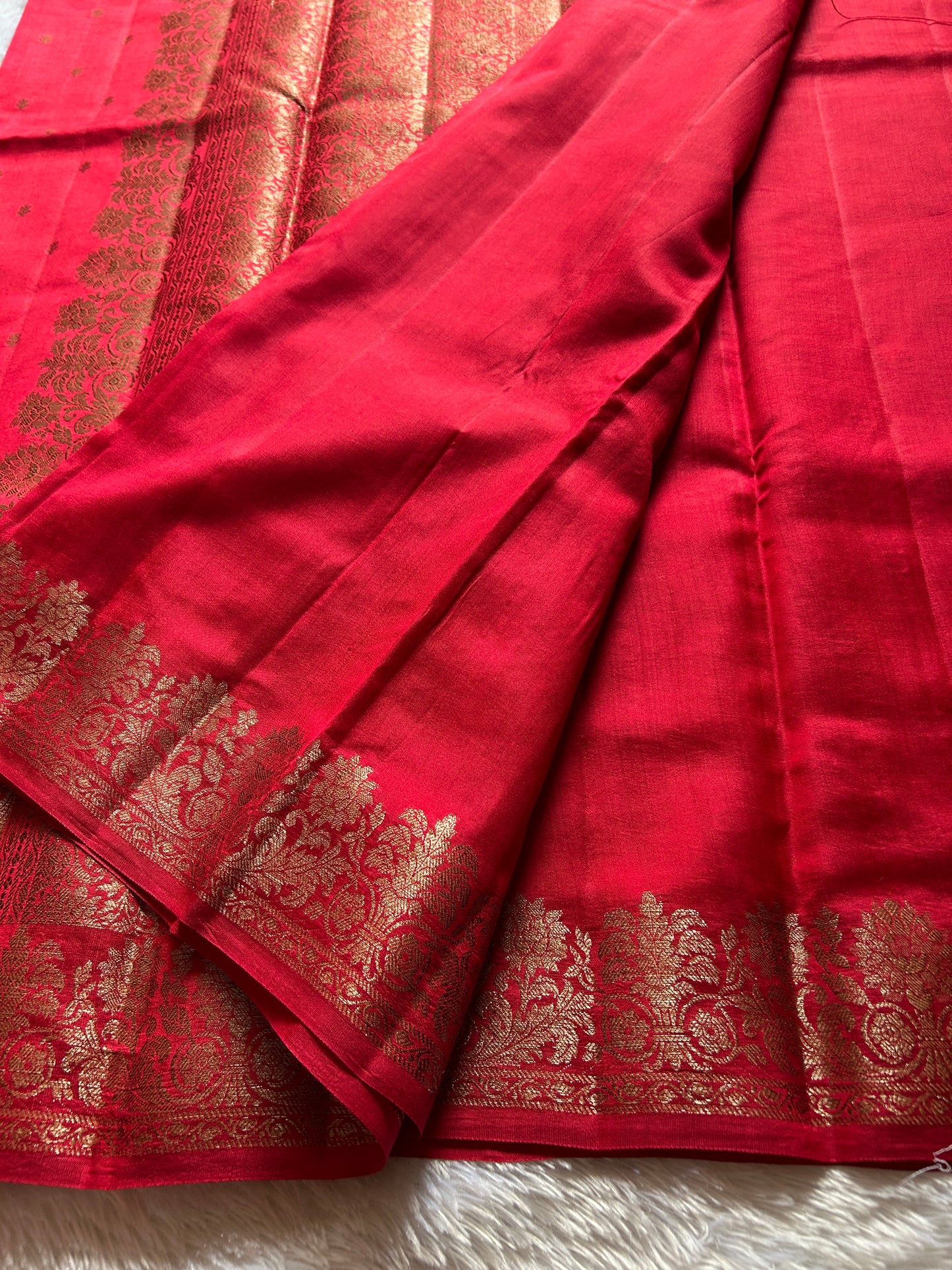 Banarasi Chiniya : Solid Pomegranate Pink