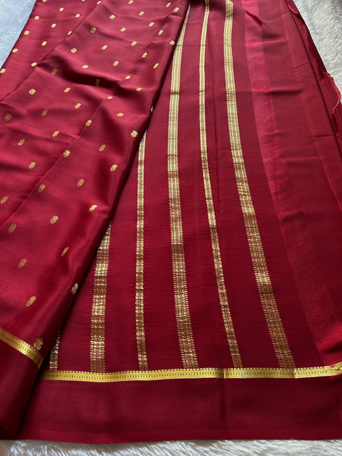 Sahana: Solid Maroon
