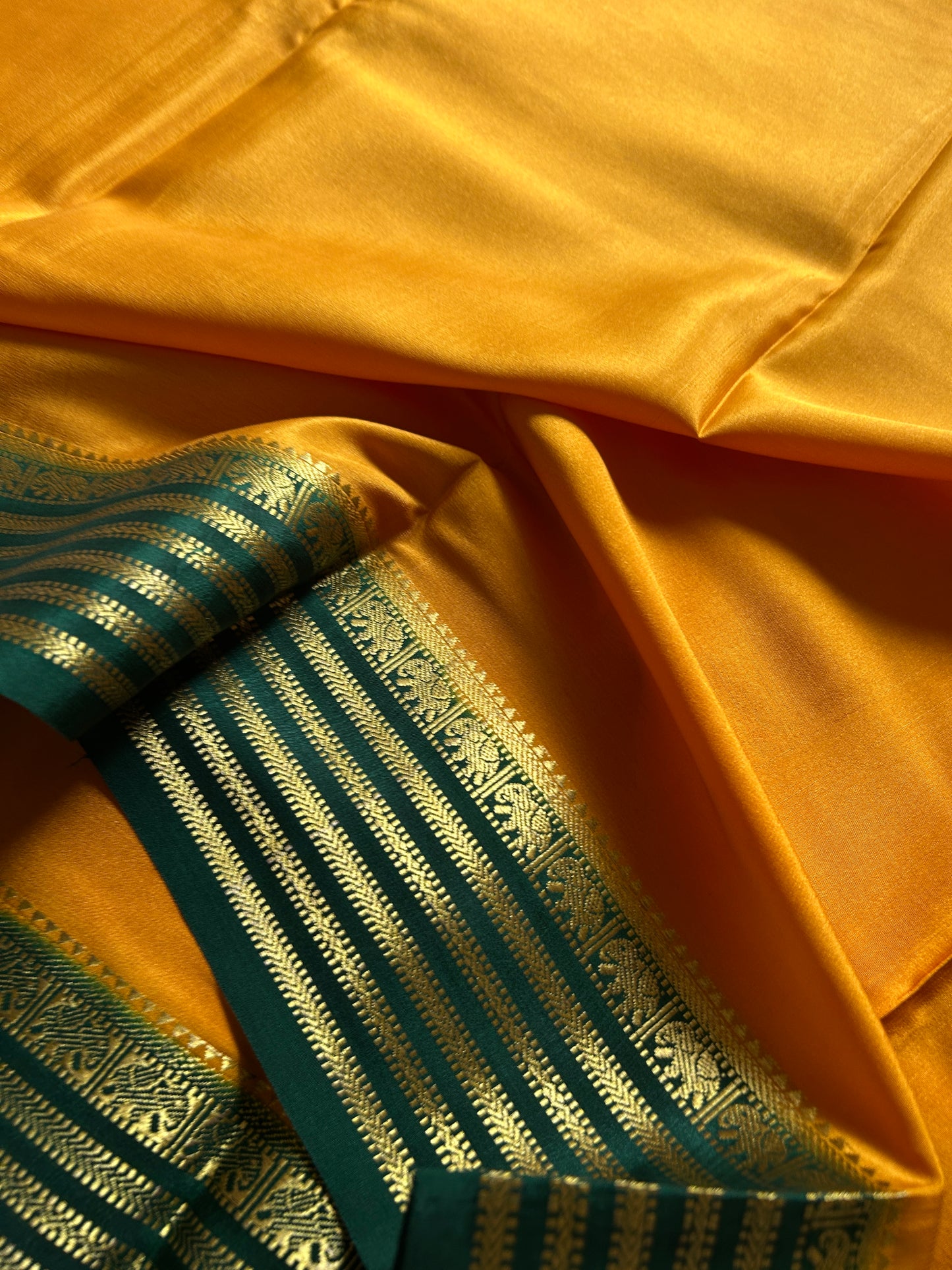 Soujanya (2D) : Golden Yellow-bottle green