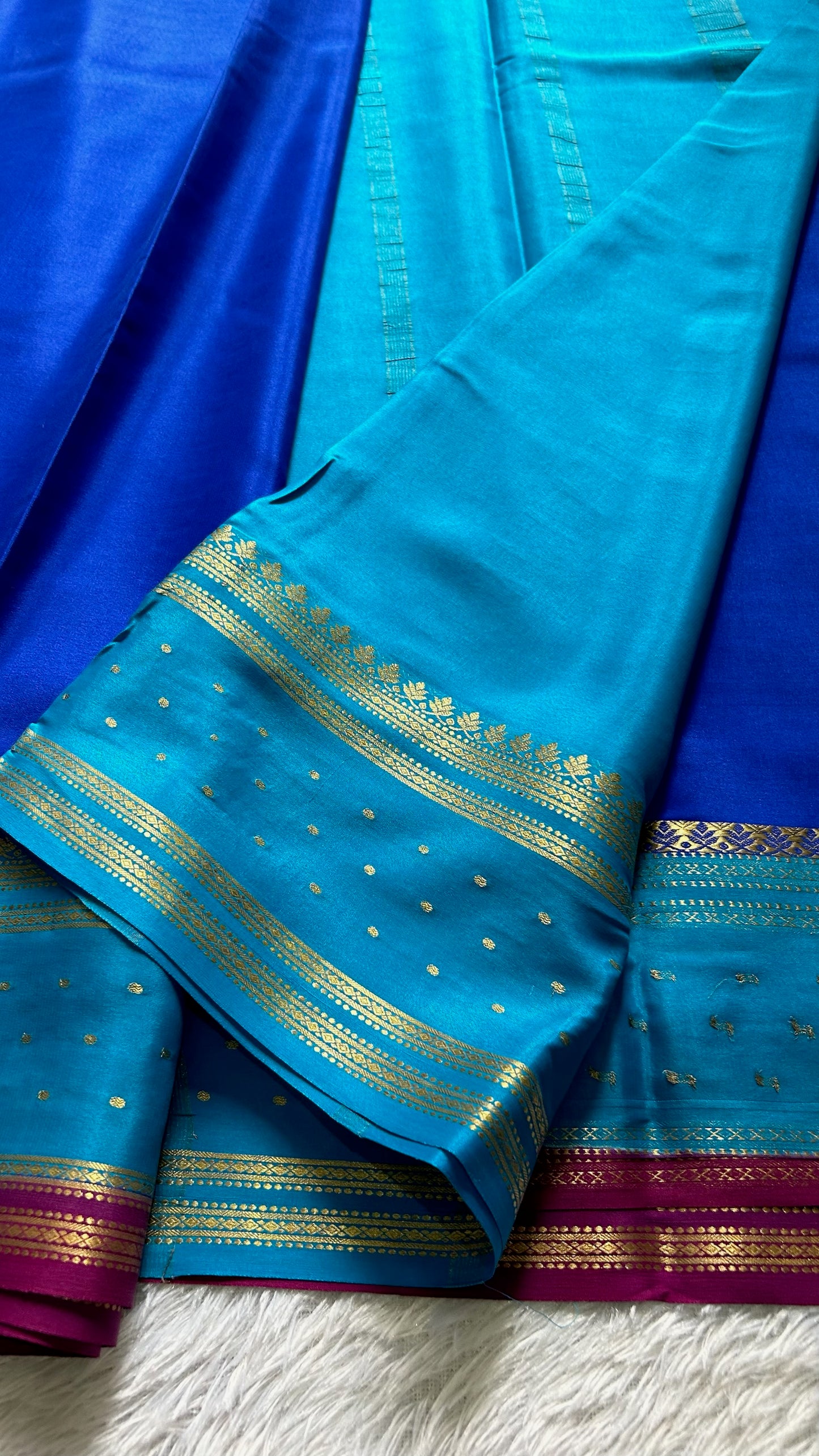 Drishti (3D) : royal blue-ananda blue-magenta