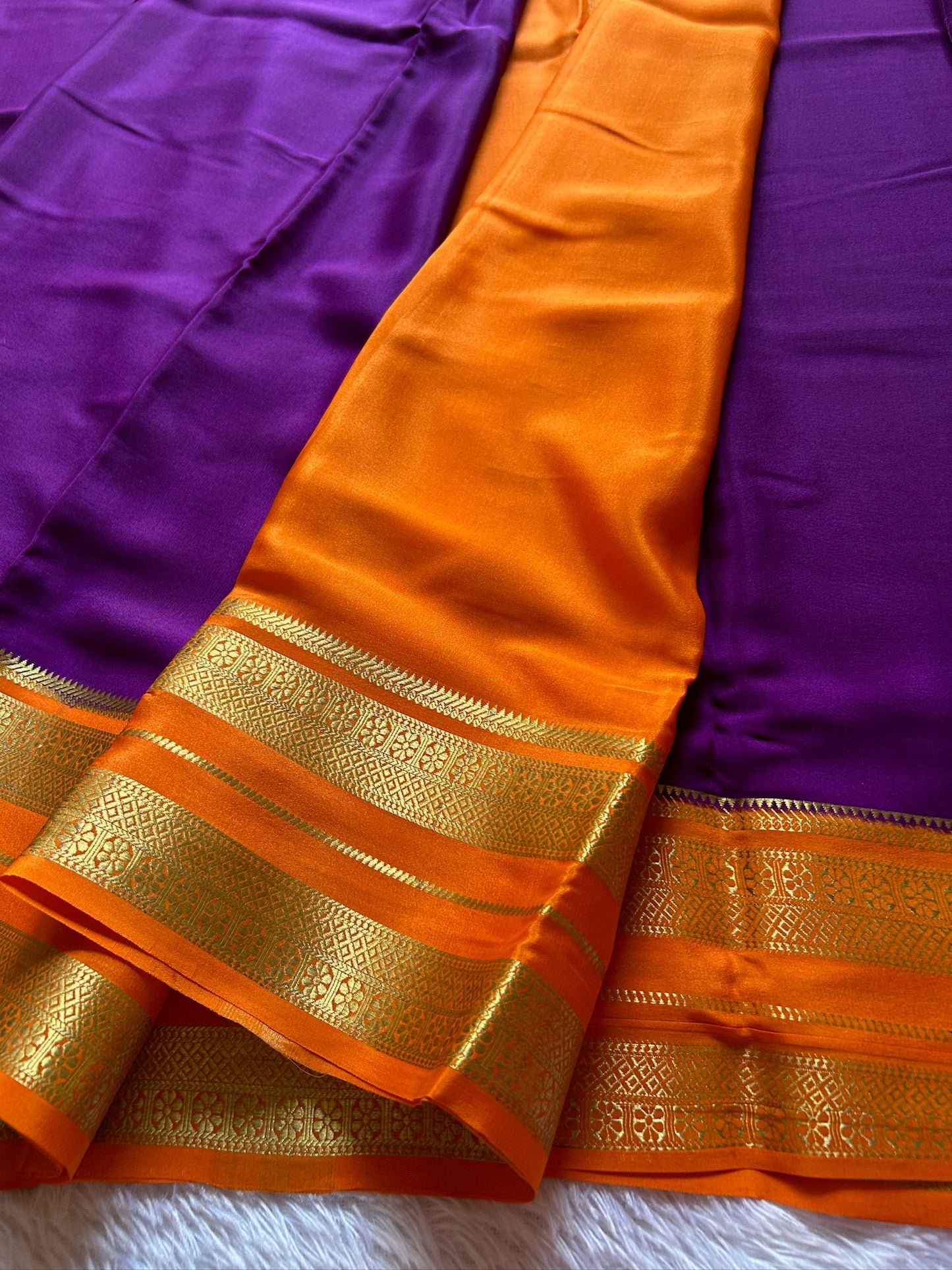 Raagini (2D) : Dark Purple - Orange