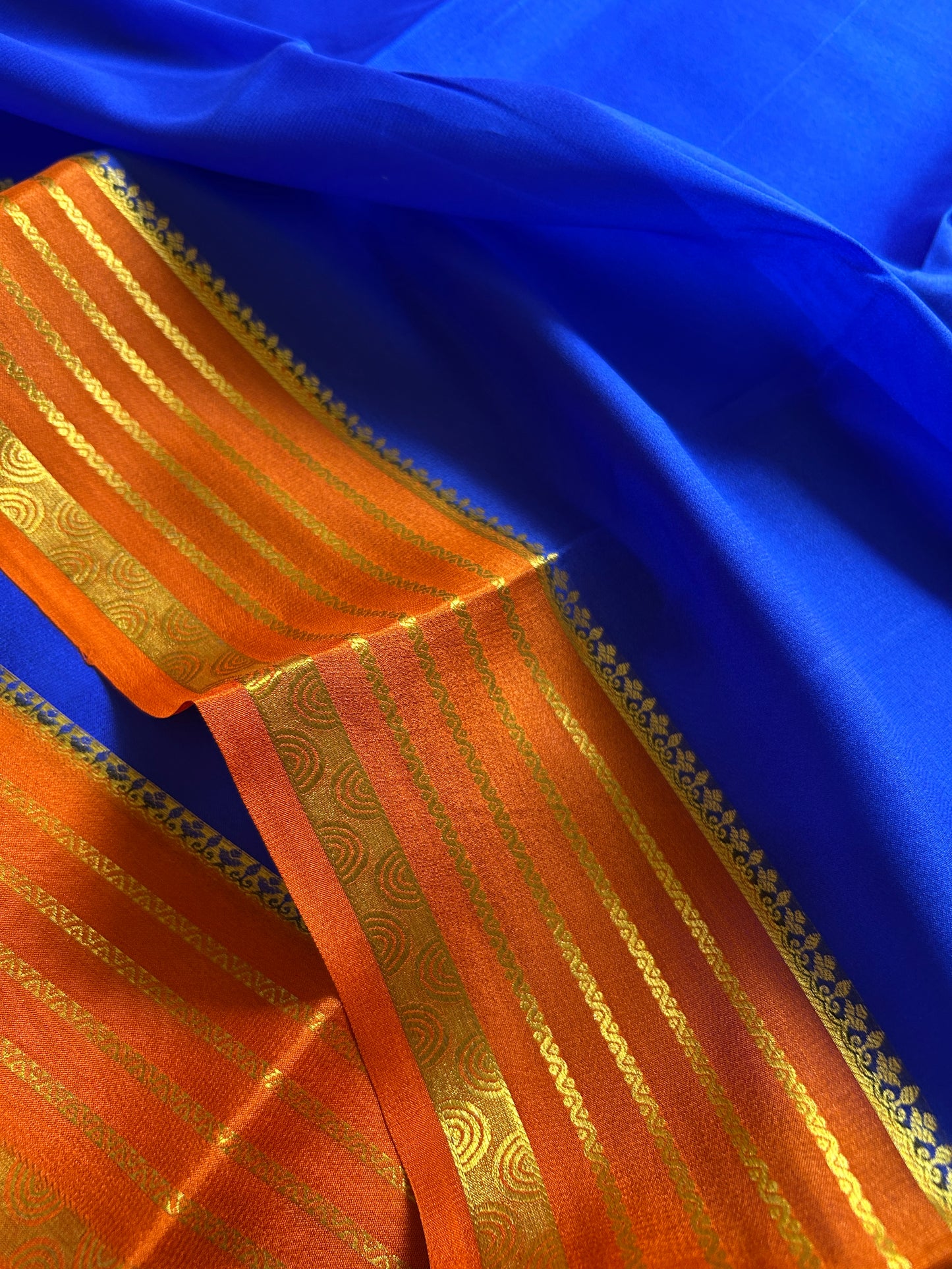 Rashmi (2D) : Royal blue orange