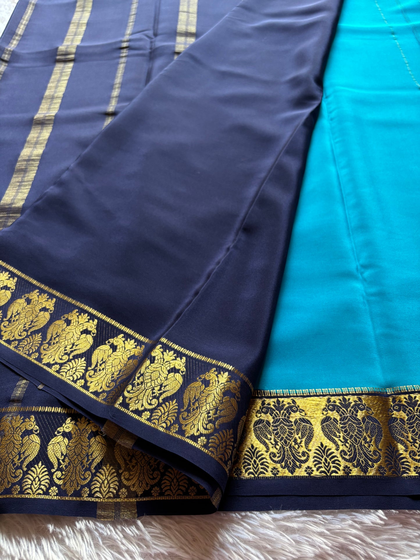 Veera (2D) : Ananda Blue-Dark Blue