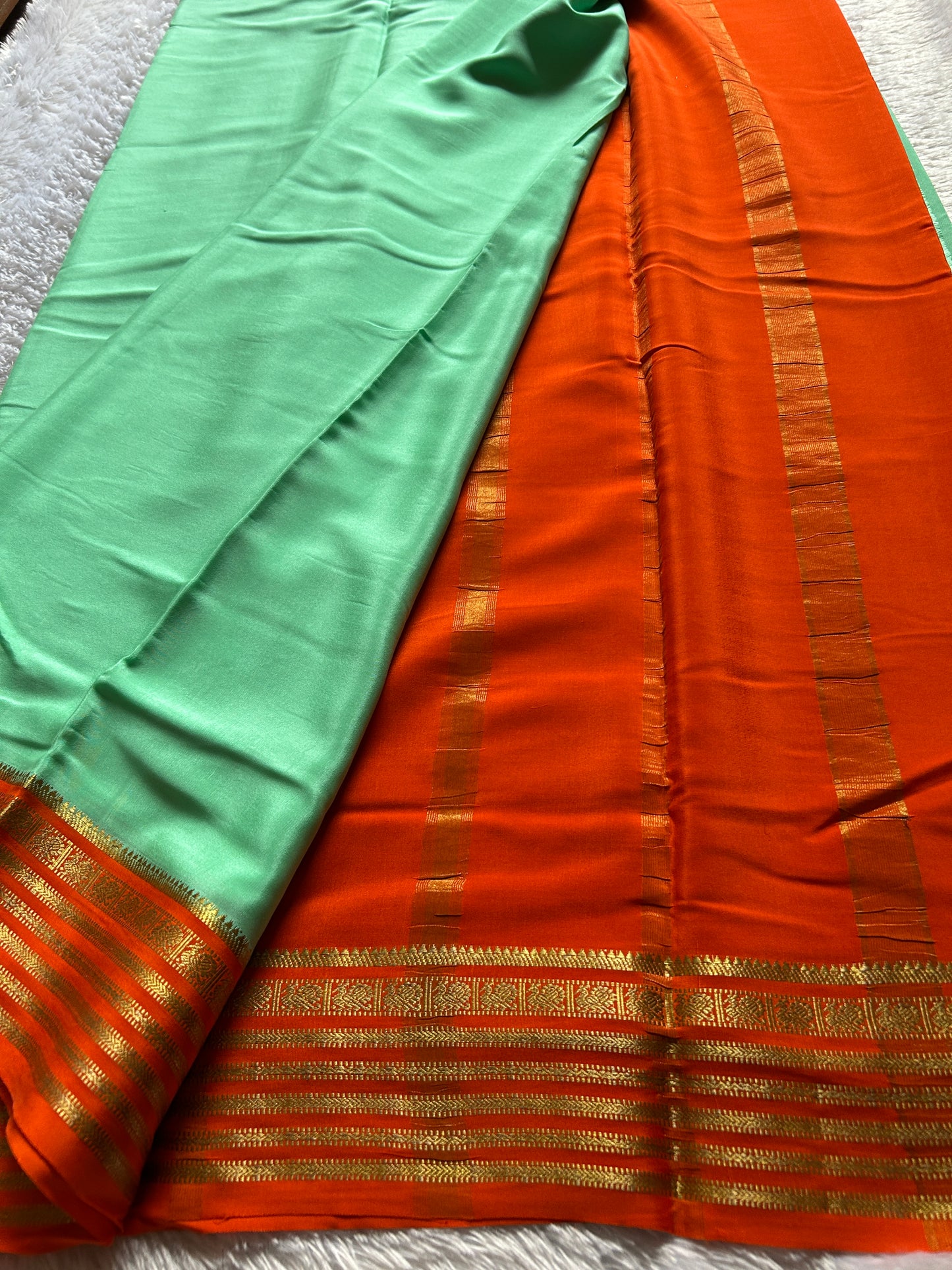 Soujanya (2D) : Sea Green-orange