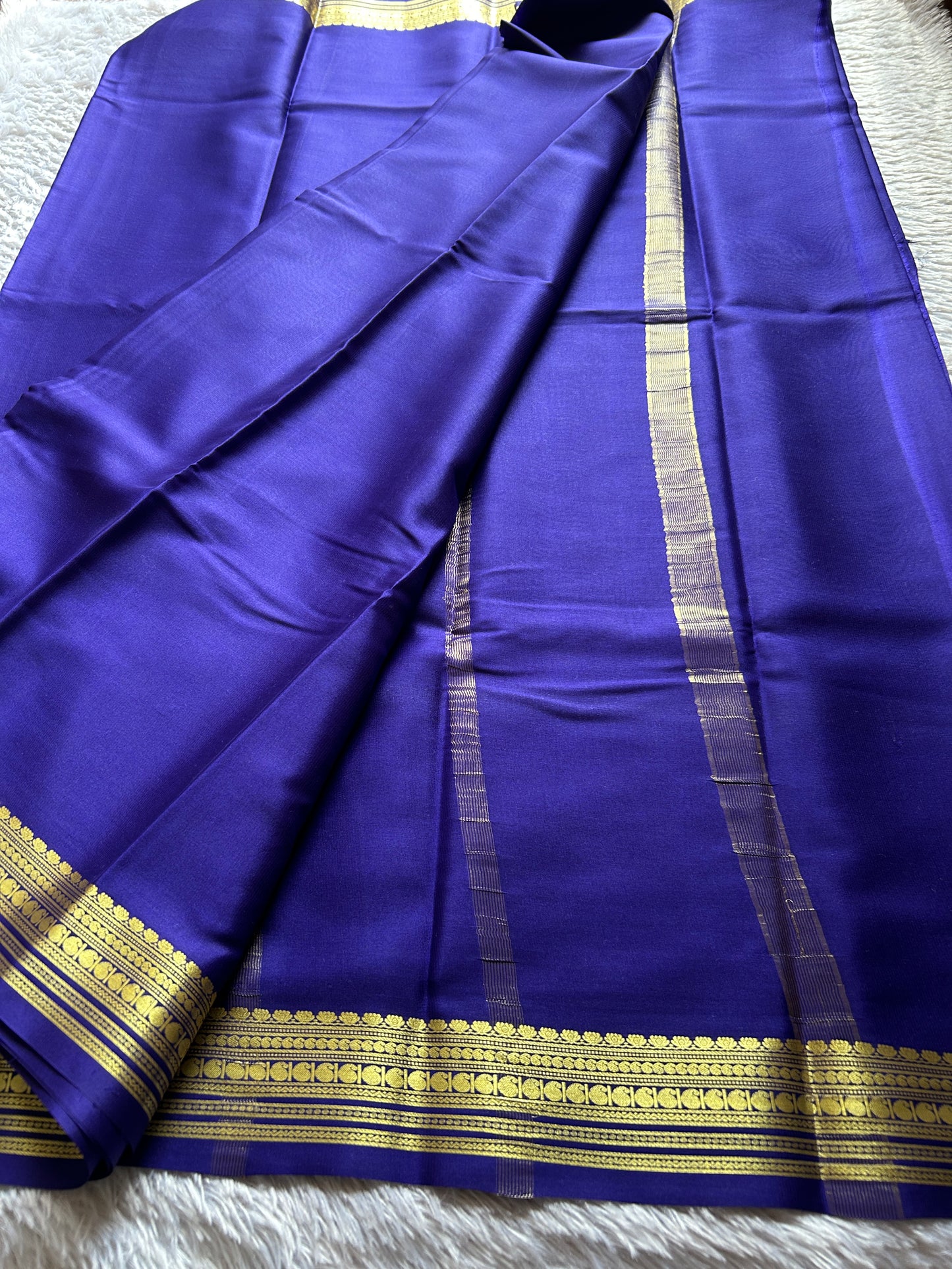 Swara : Solid Dark blue