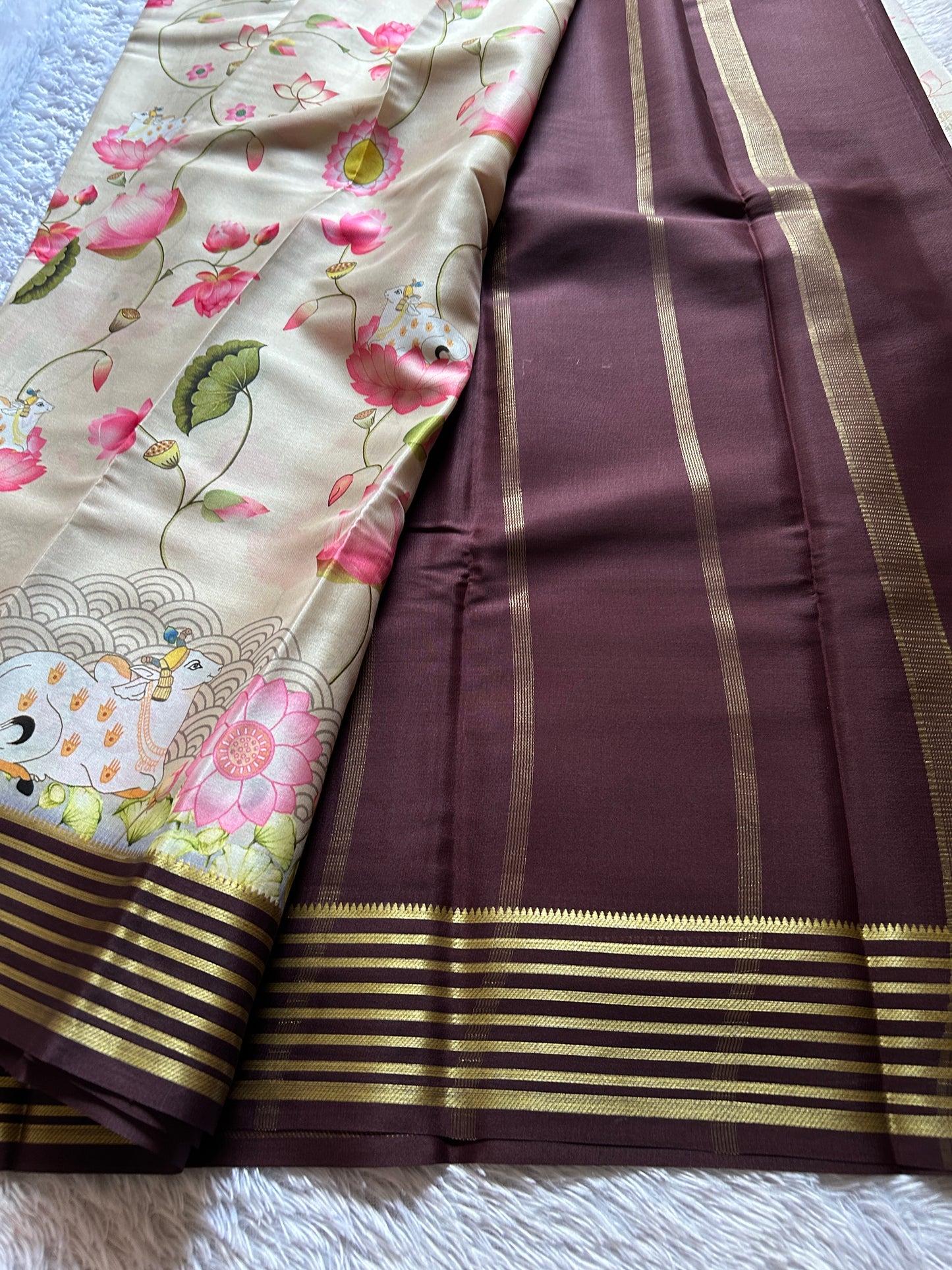 Kamala (2D) : Light beige-chocolate brown