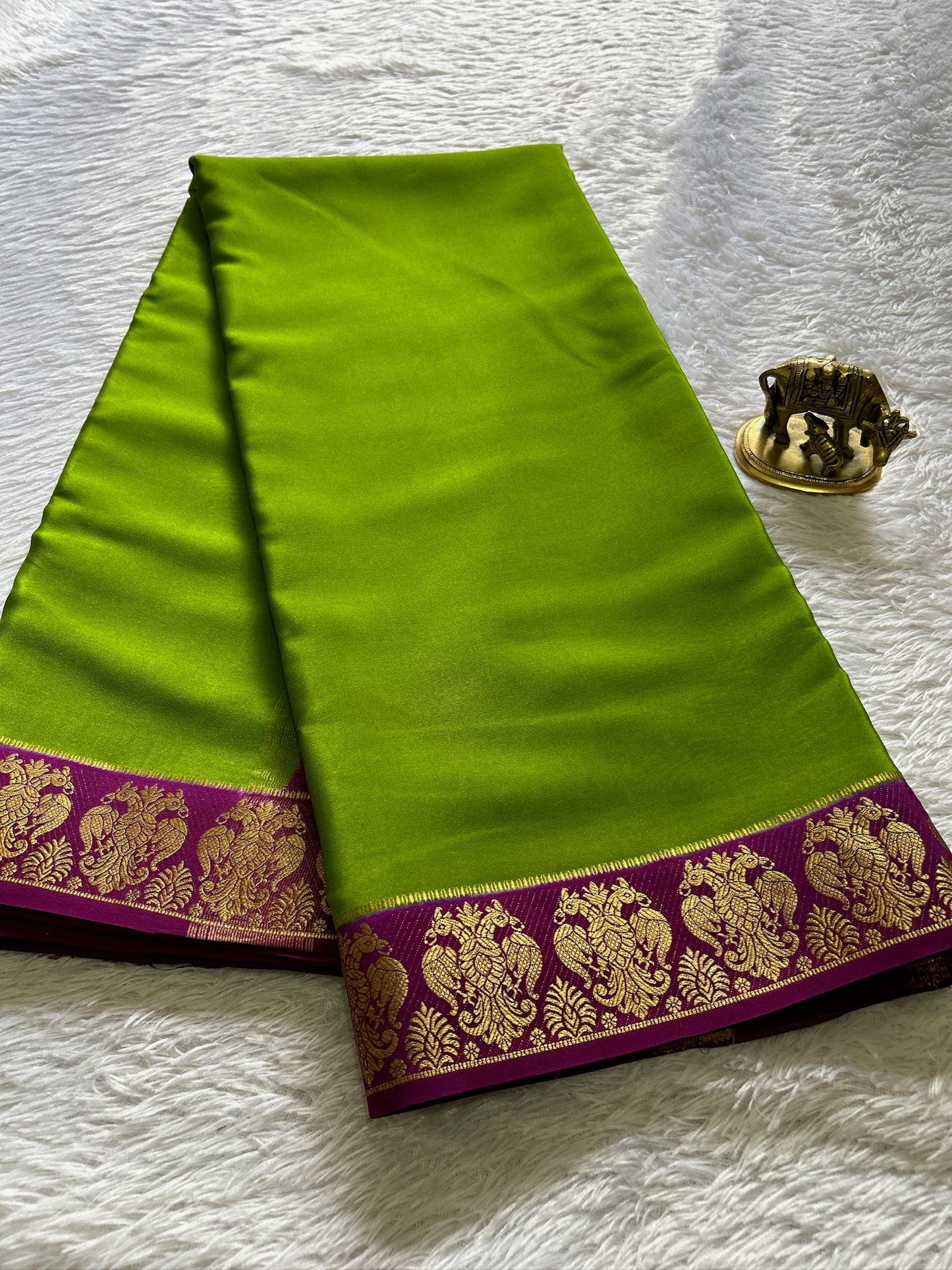 GandaBerunda (2D) : Mehendi green-magenta