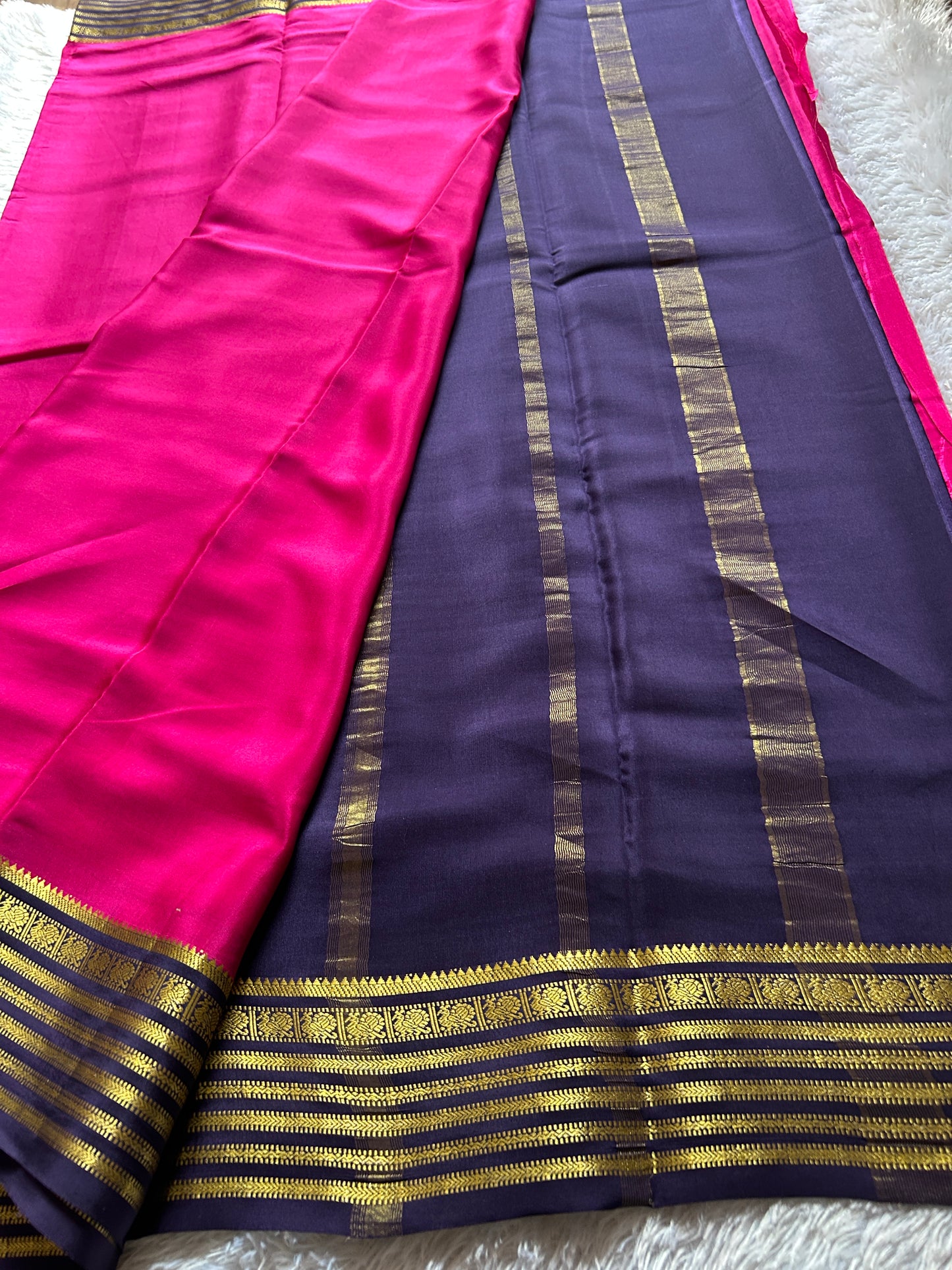 Soujanya (2D) : Pink-Navy Blue