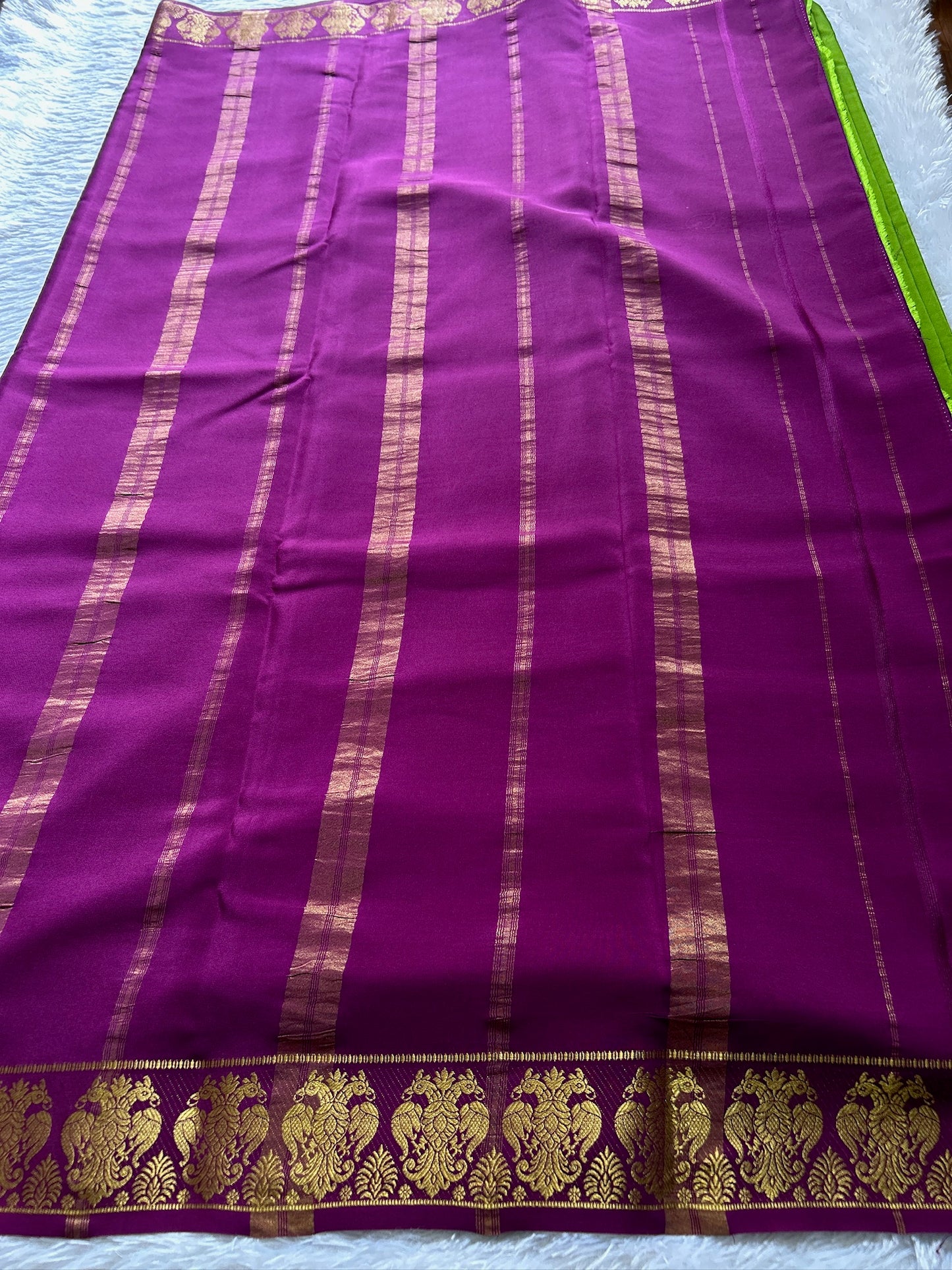 GandaBerunda (2D) : Mehendi green-magenta