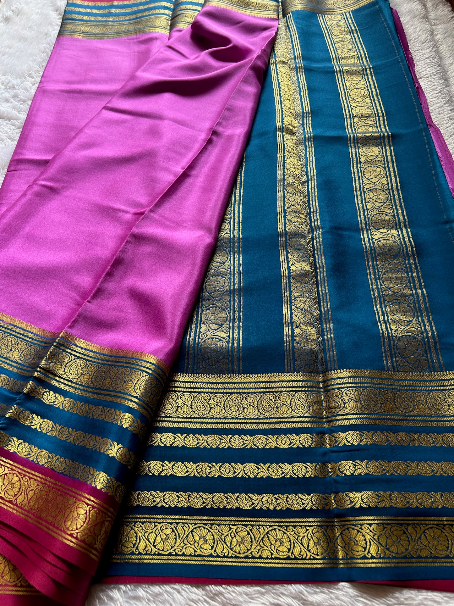 Bindu (3D) : bright magenta-sapphire blue-pink