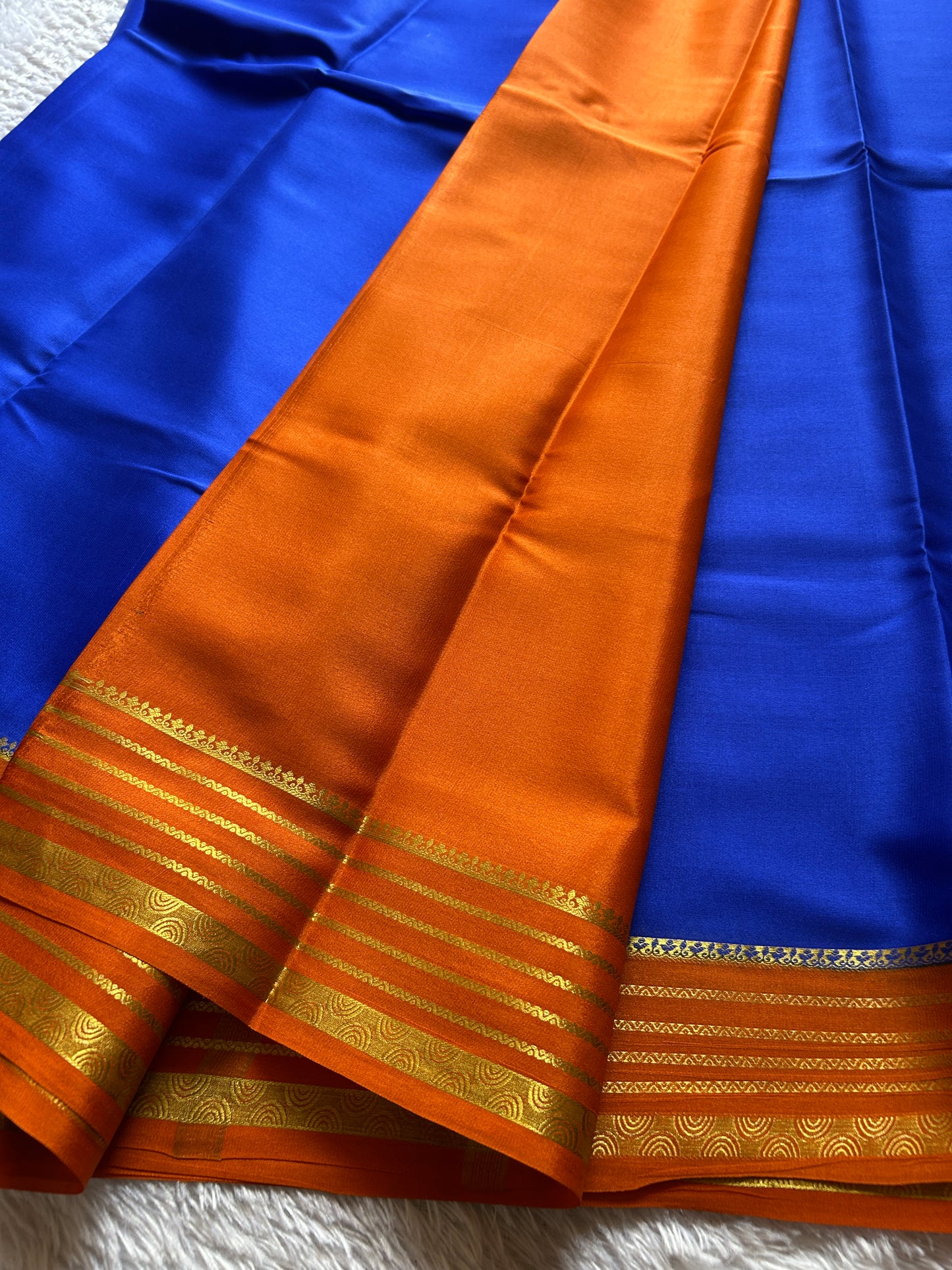 Rashmi (2D) : Royal blue orange