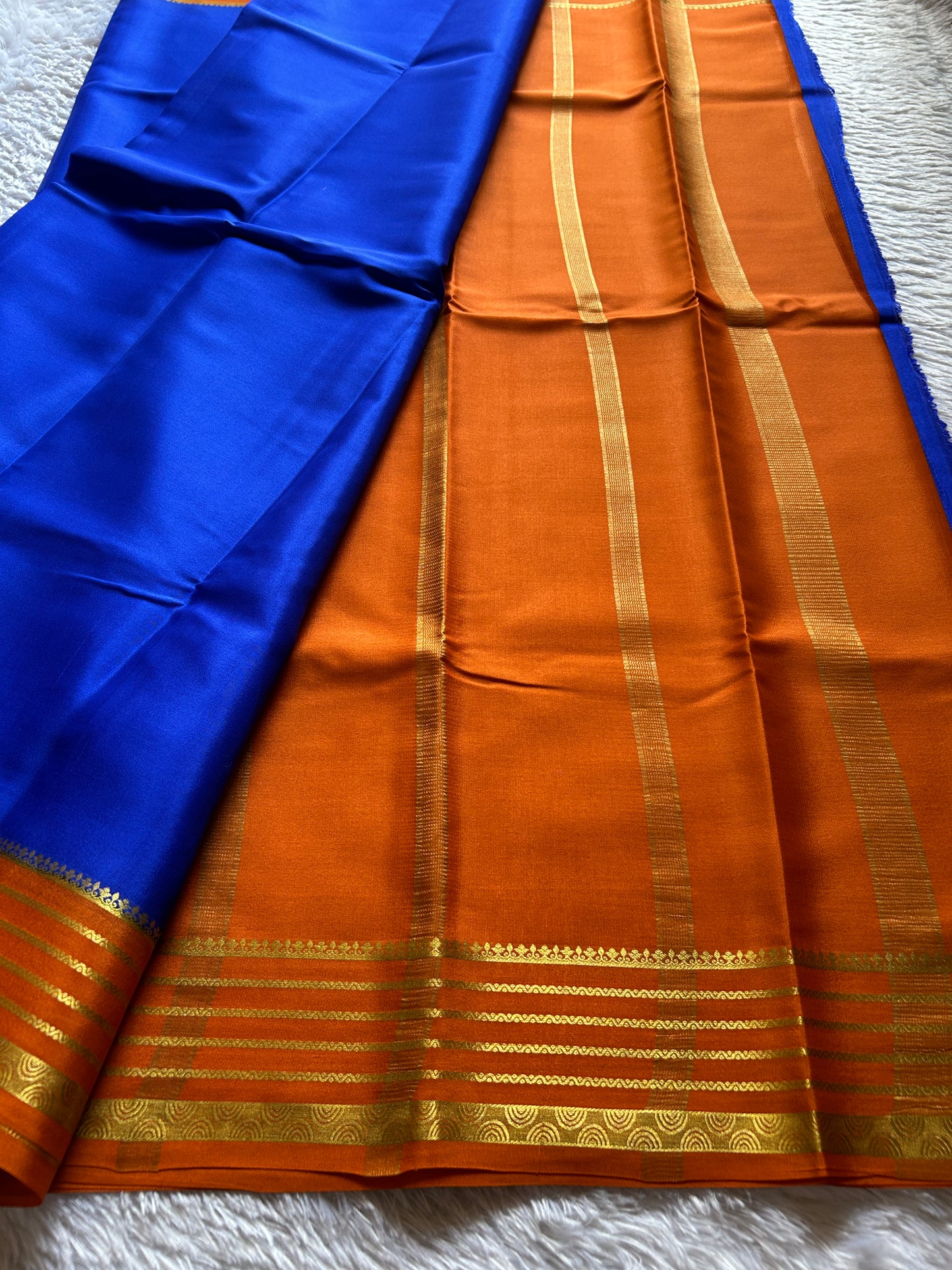Rashmi (2D) : Royal blue orange