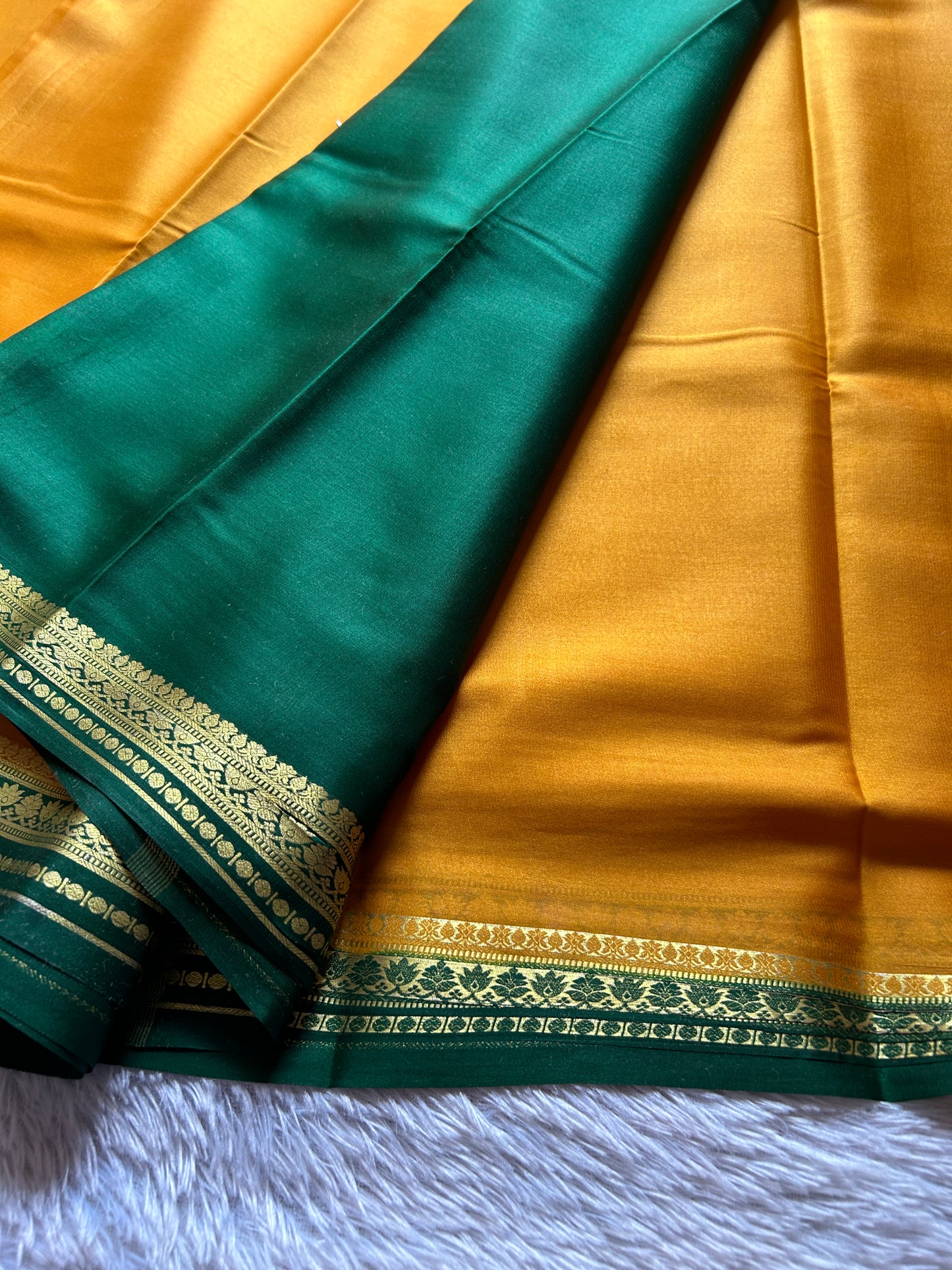 Sushmitha (2D) : Golden yellow-Bottle green