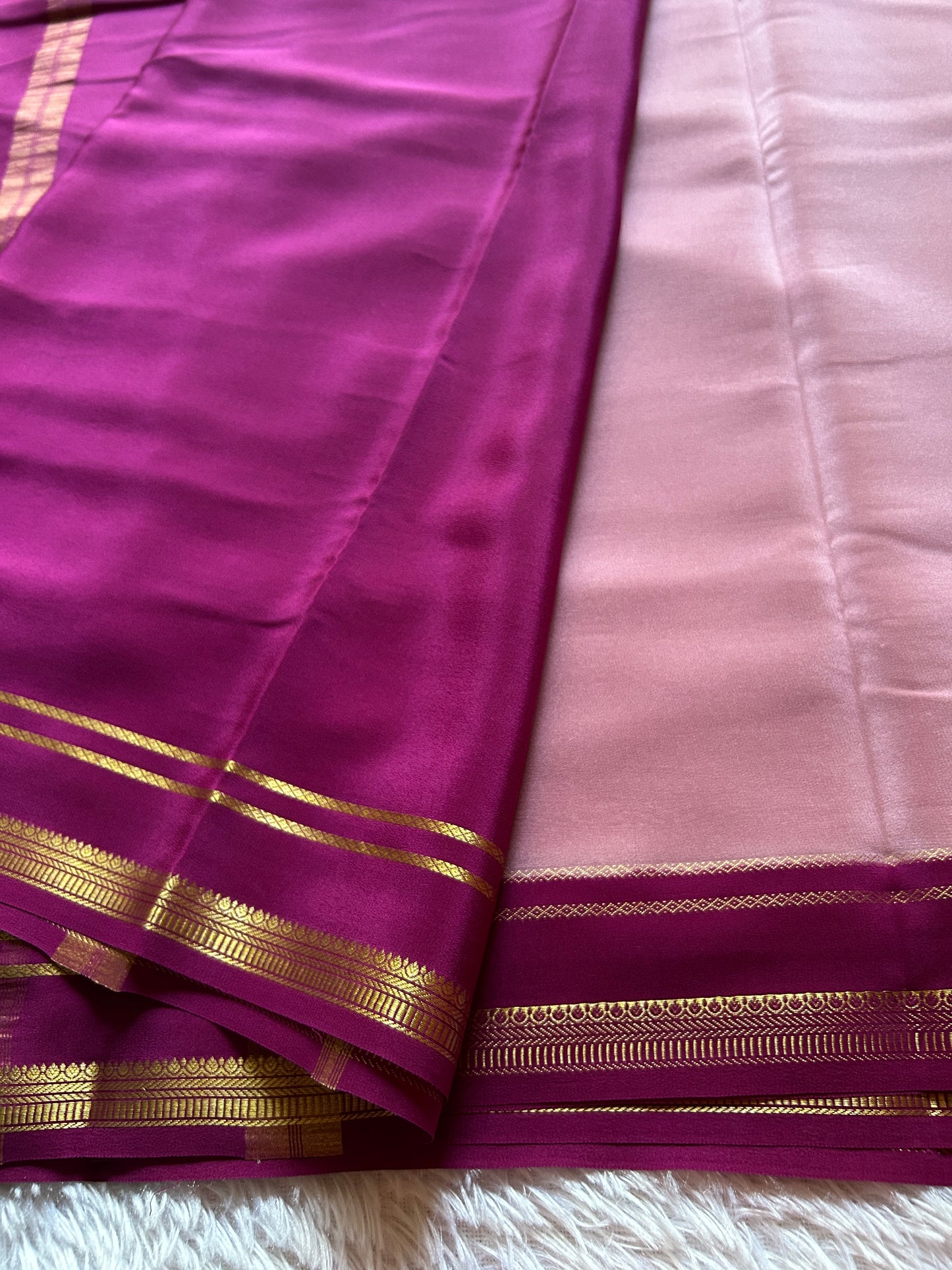 Sumathi (2D) : Powder pink-magenta
