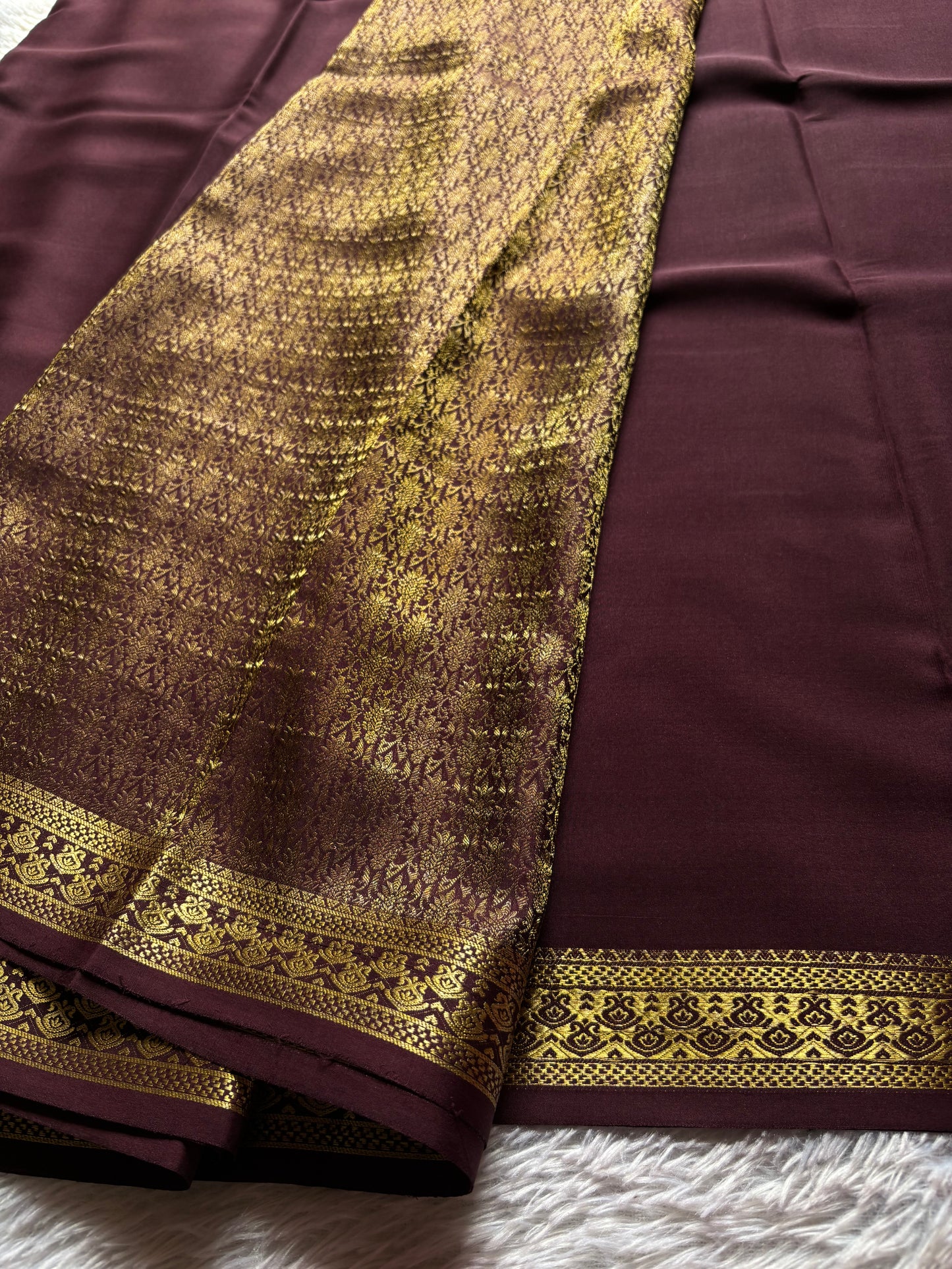Shilpa : Solid Chocolate brown