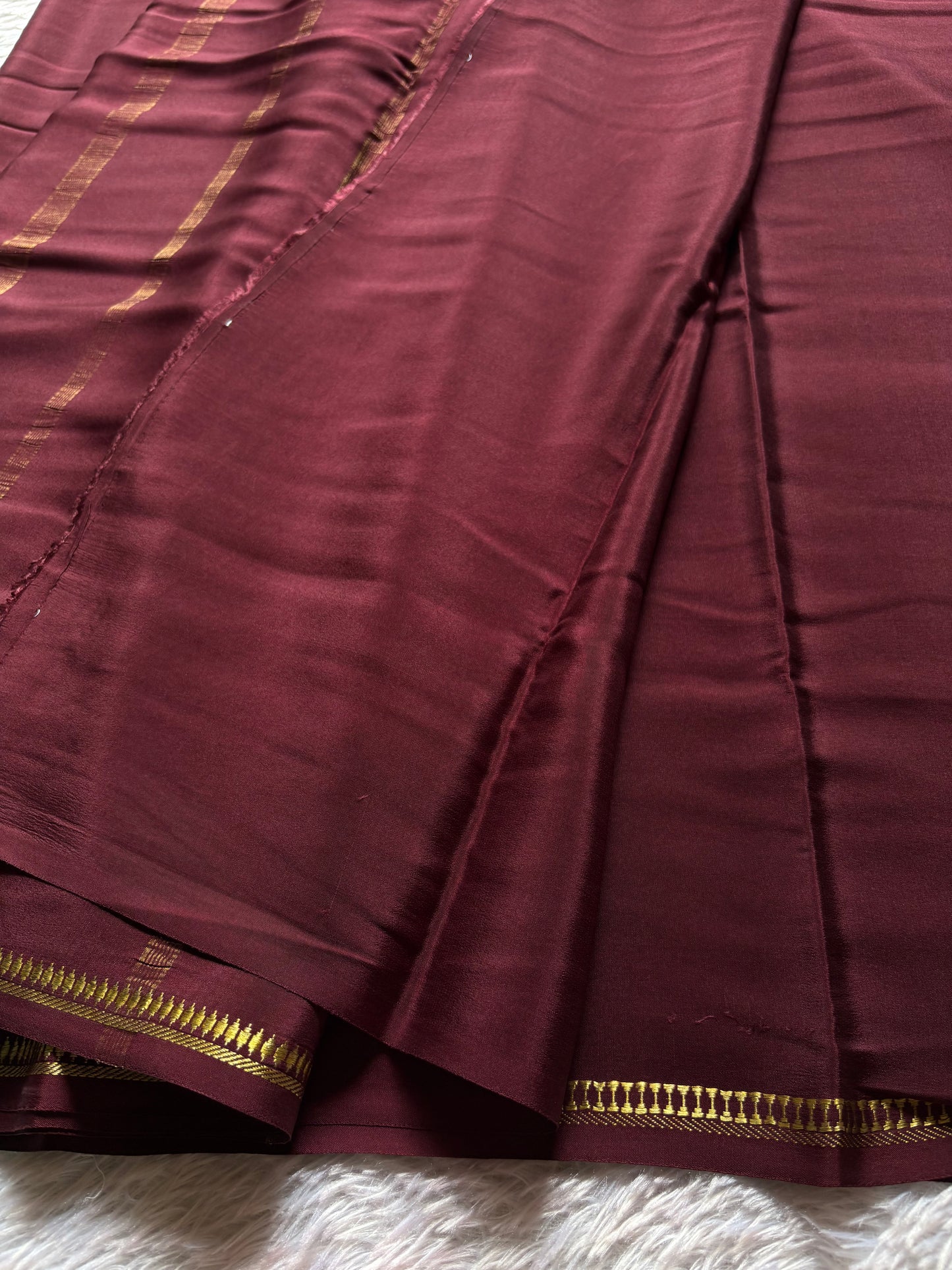Rukmini : Solid Chocolate brown
