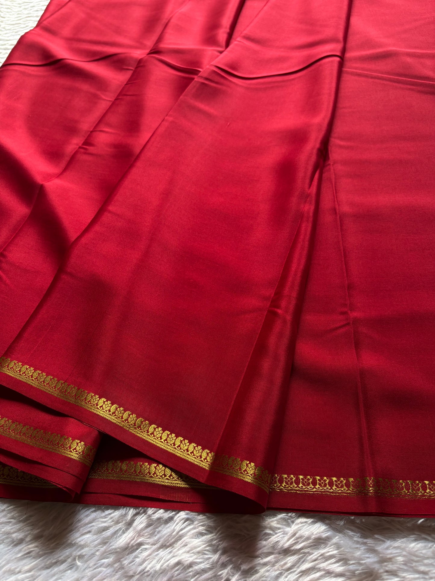 Nitya : Solid Dark red