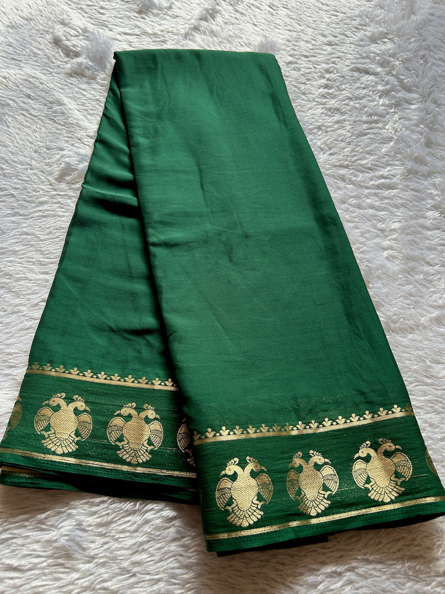Semi Crepe : Bottle green