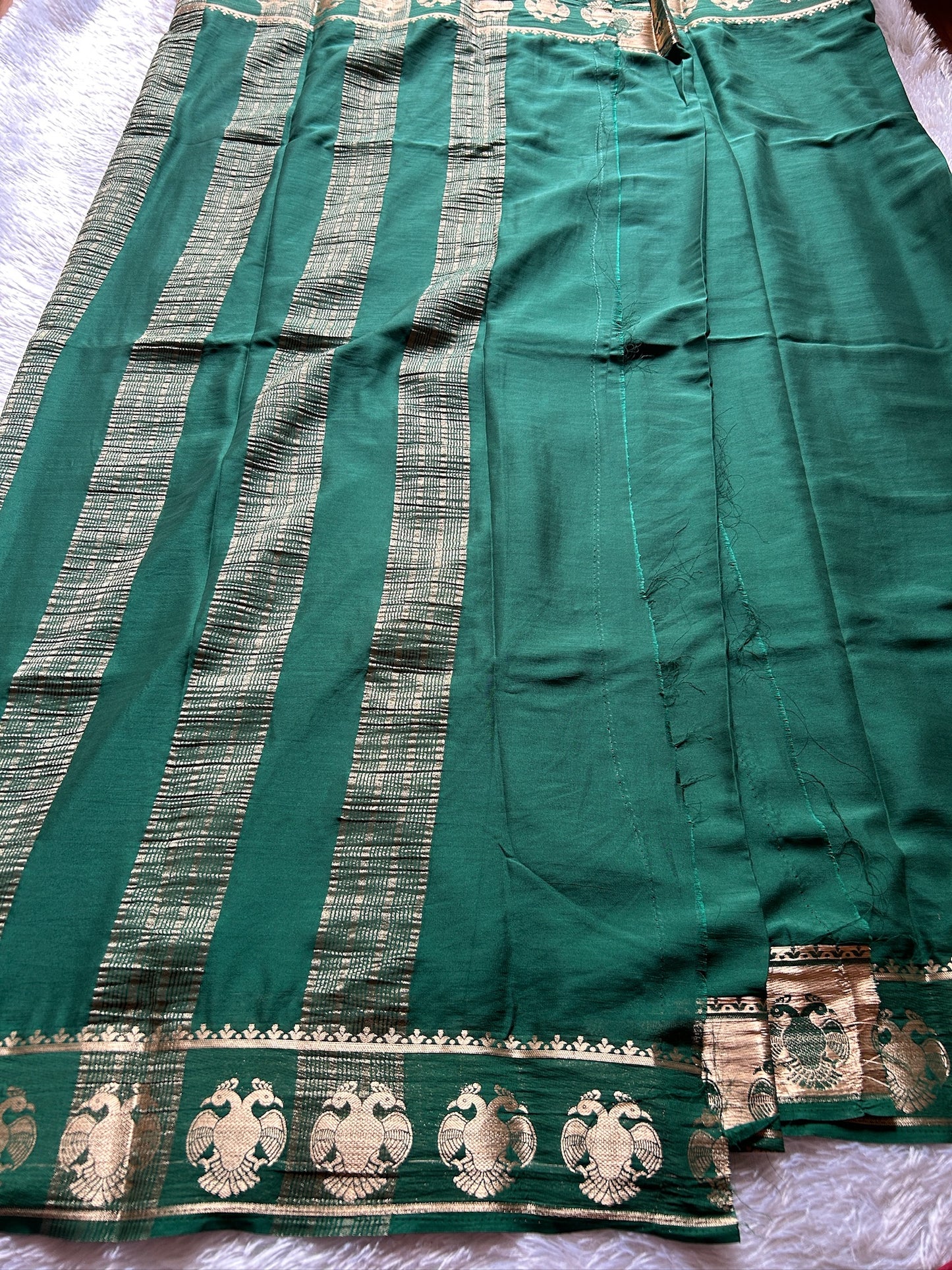 Semi Crepe : Bottle green