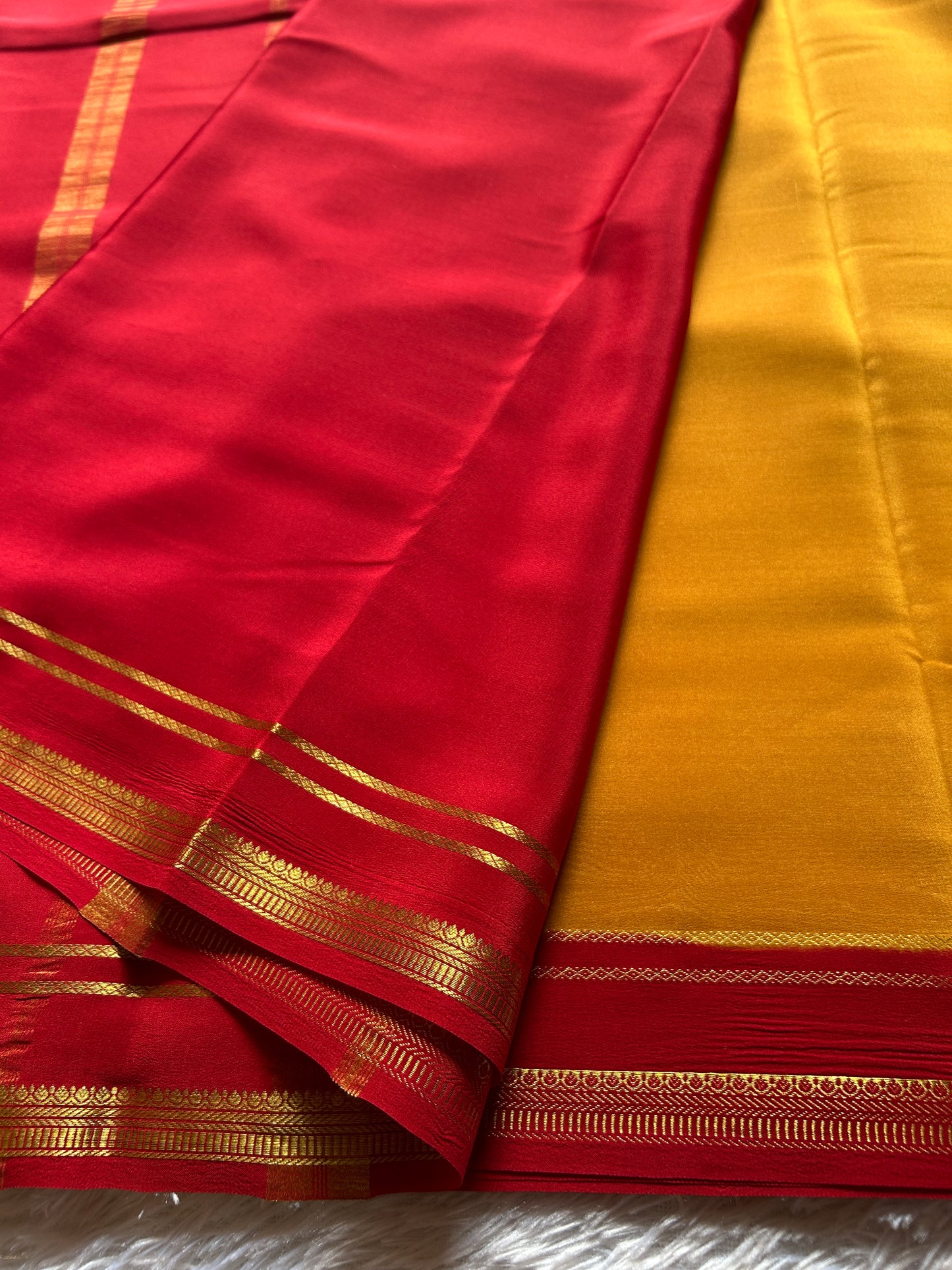 Sumathi (2D) : Golden yellow-red