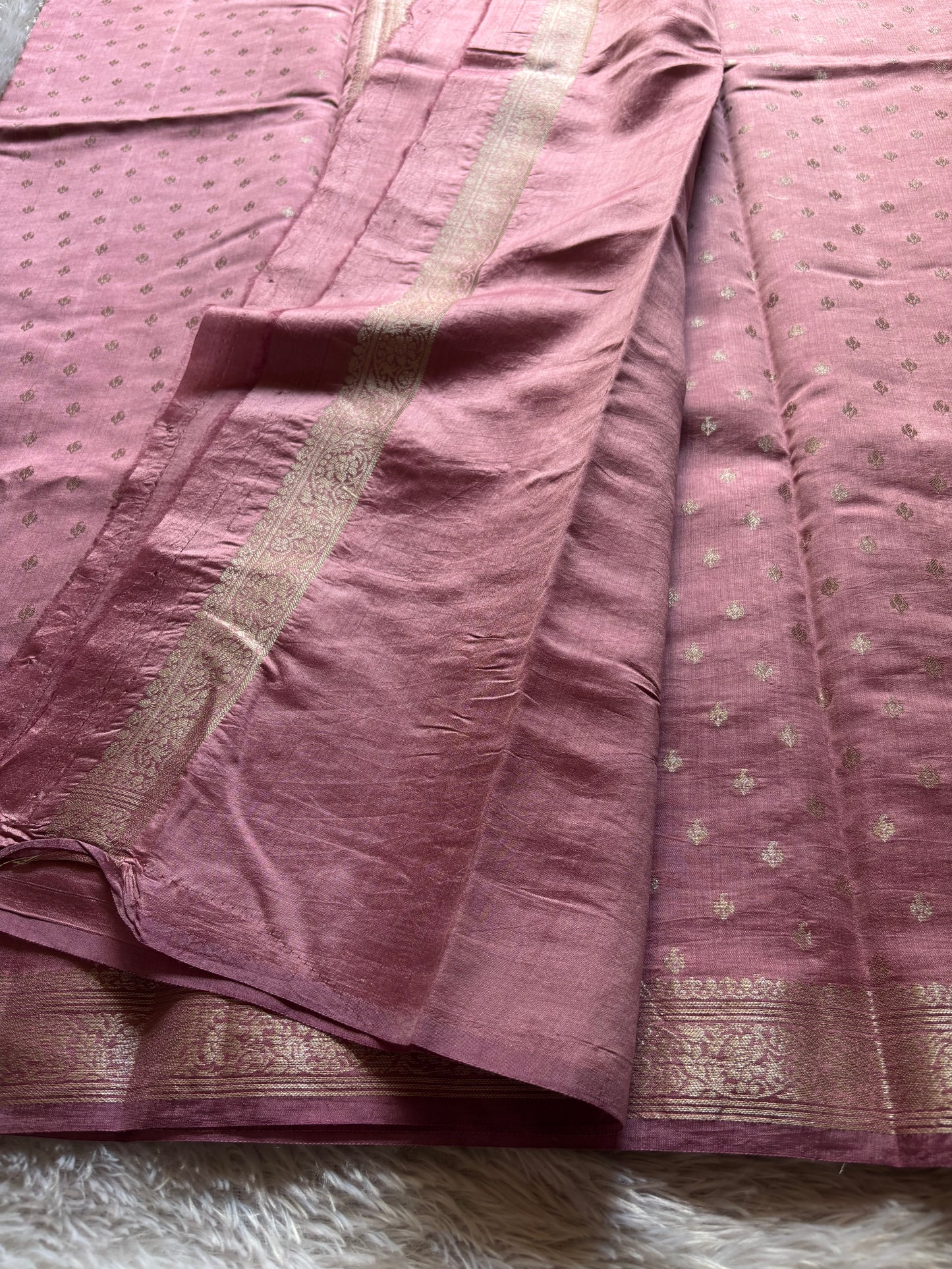 Banarasi Chiniya : Solid Baby pink