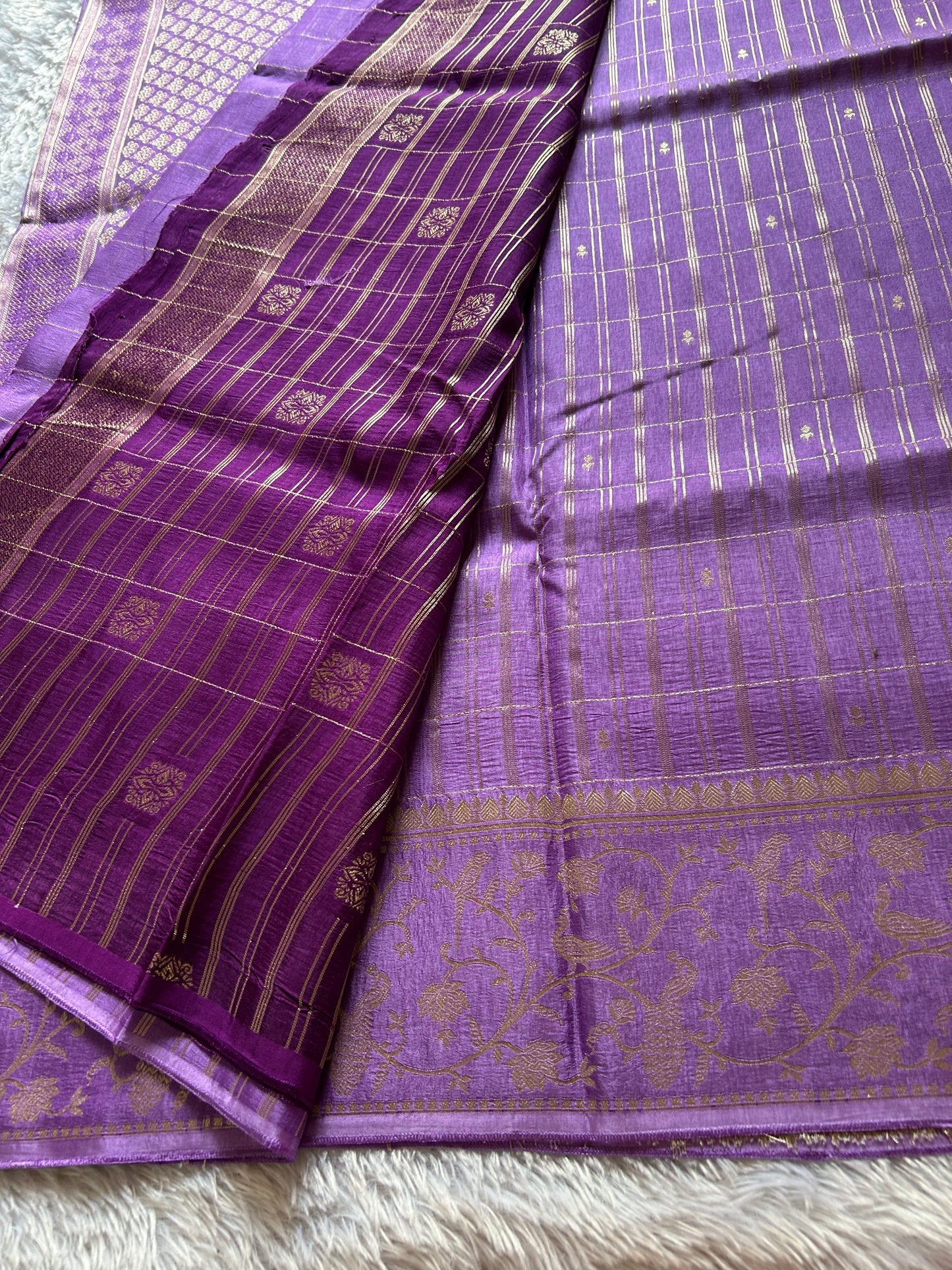Semi raw mango: Lavender