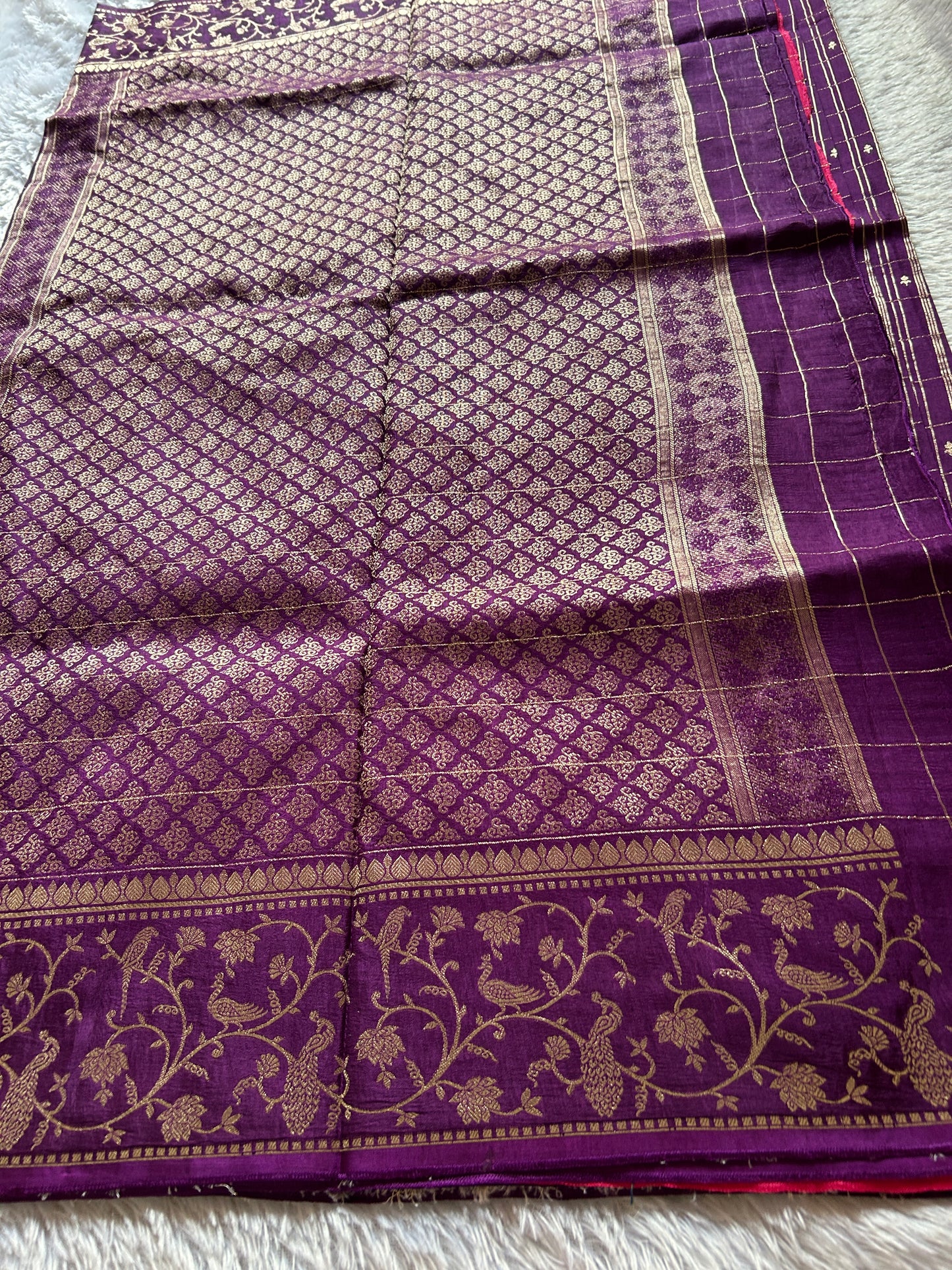 Semi raw mango: Purple