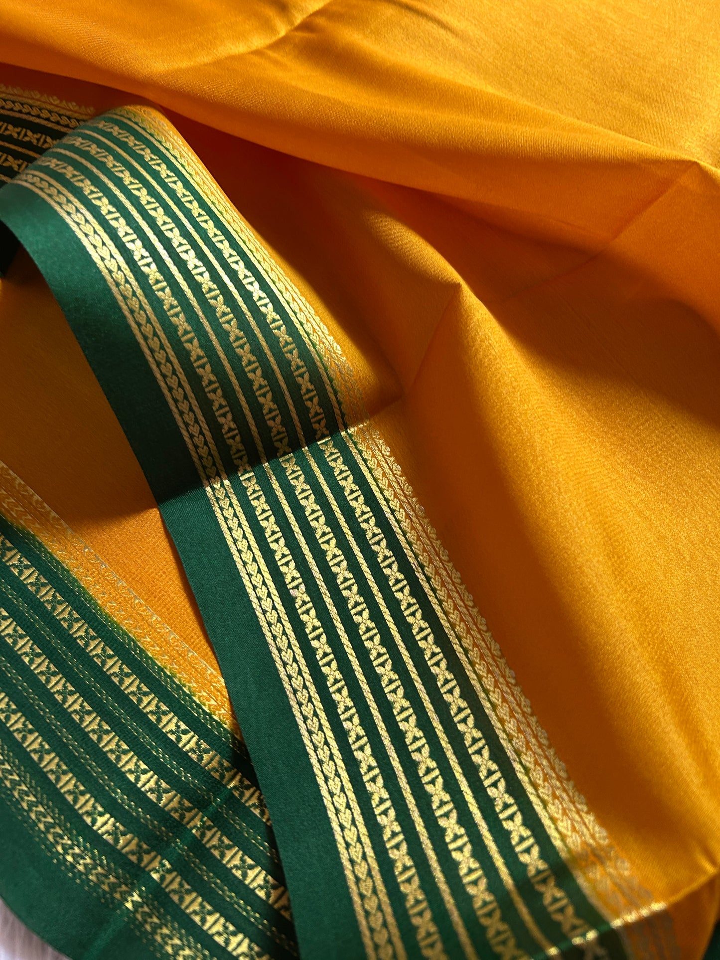 Deeksha (2D) : Golden Yellow-bottle green