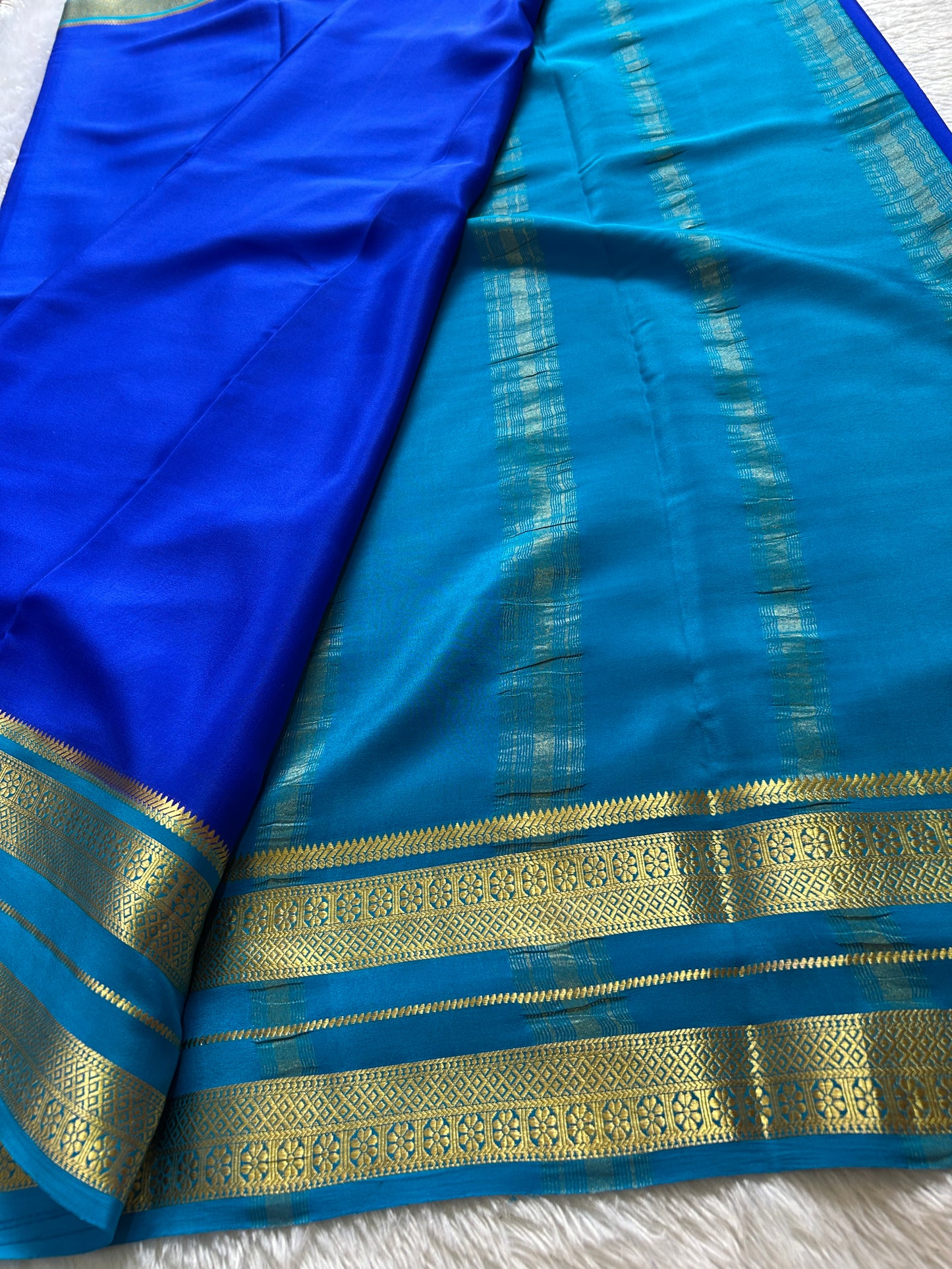 Raagini (2D) : royal blue-ananda blue