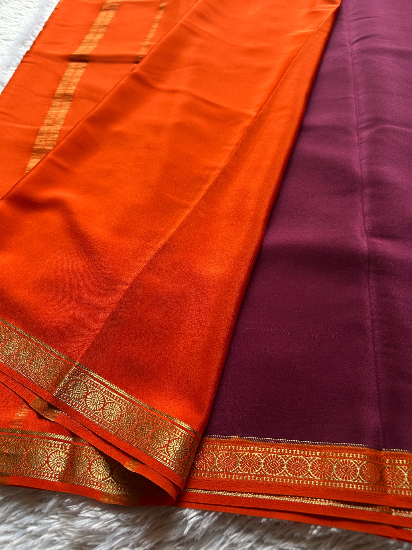 Parijata (2D) : Magenta pink-orange