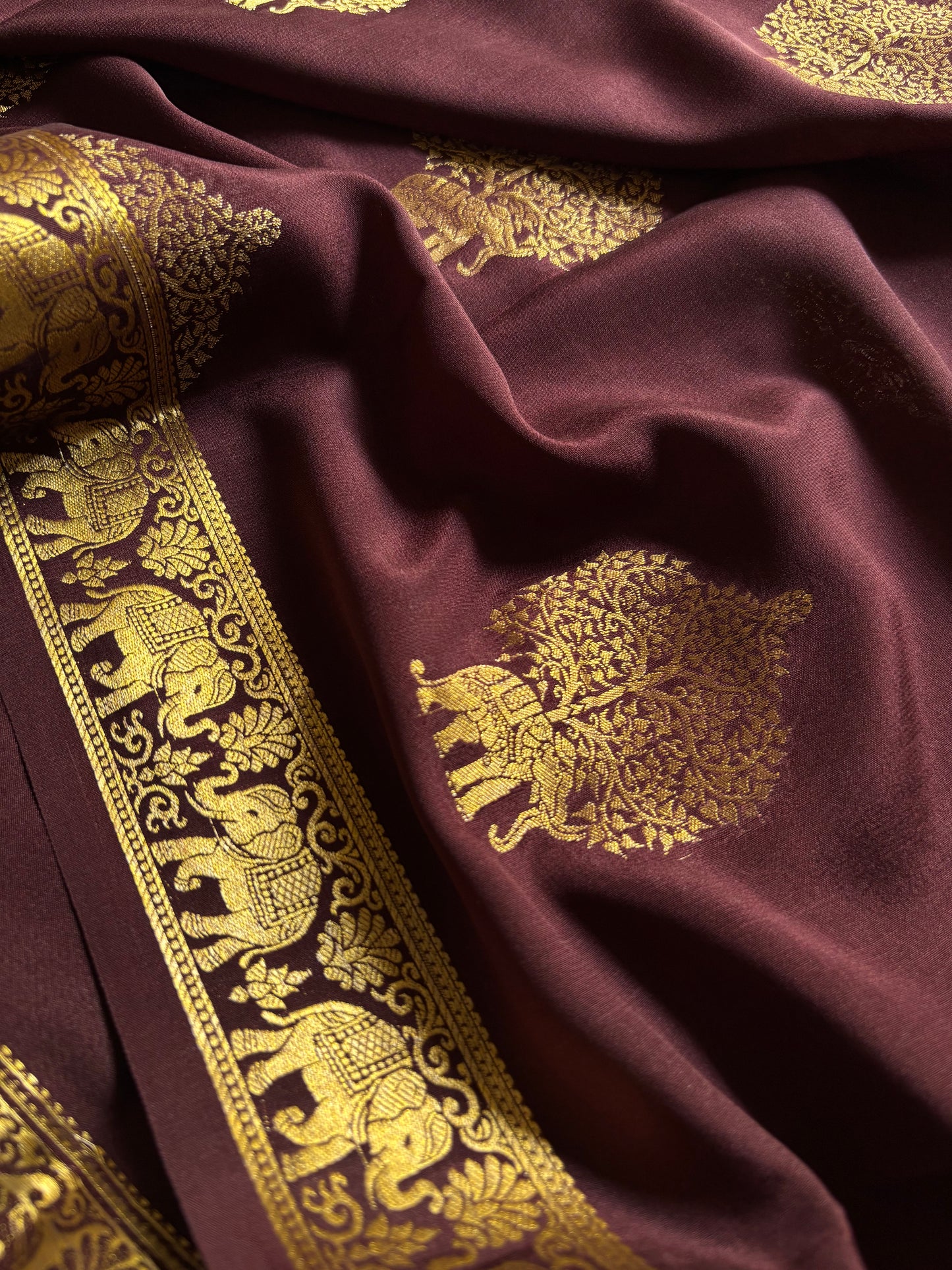 Ambari : Solid Chocolate brown