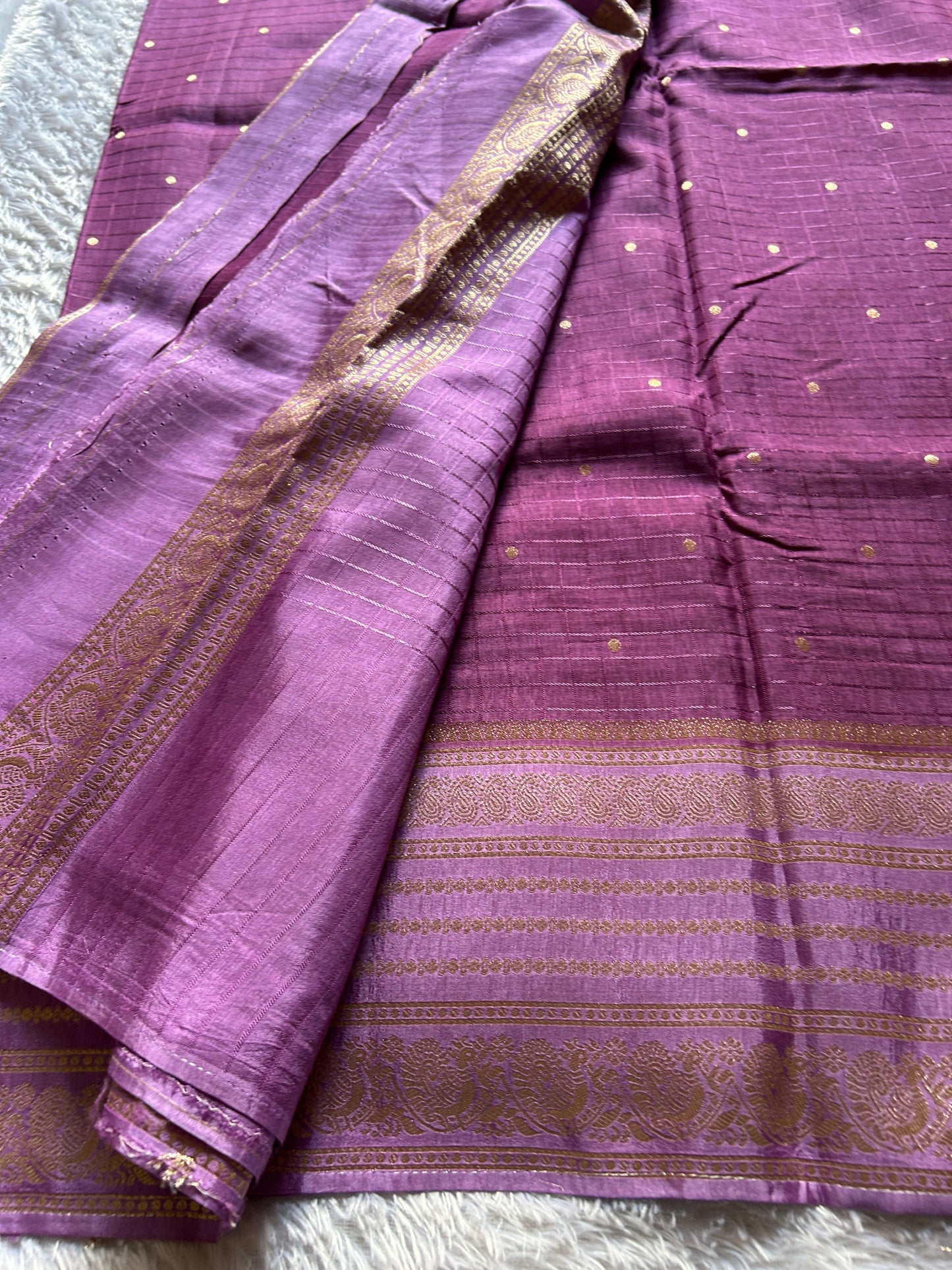 Semi Soft Silk (2D) : Plum-lavender