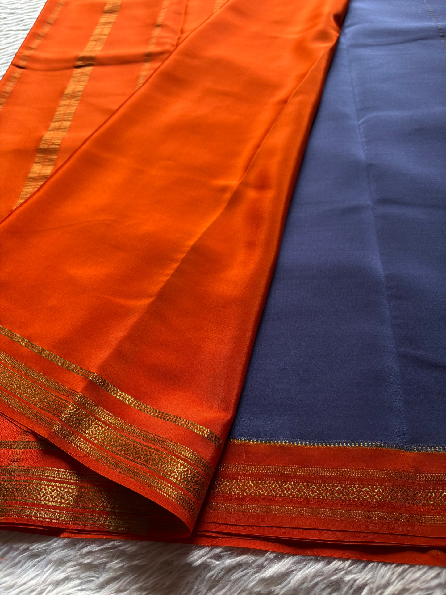Shailaja (2D) : Bluish grey-orange