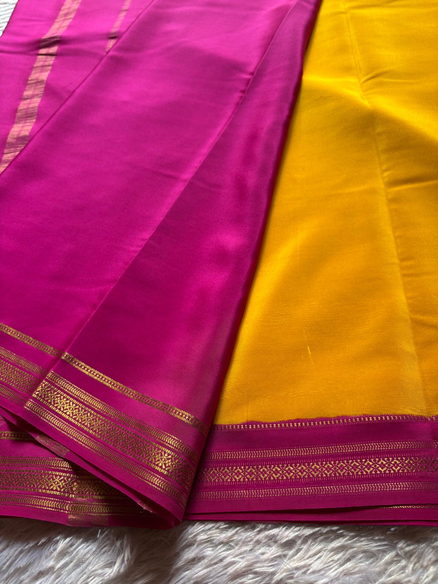 Shailaja (2D) : Golden yellow-rani pink