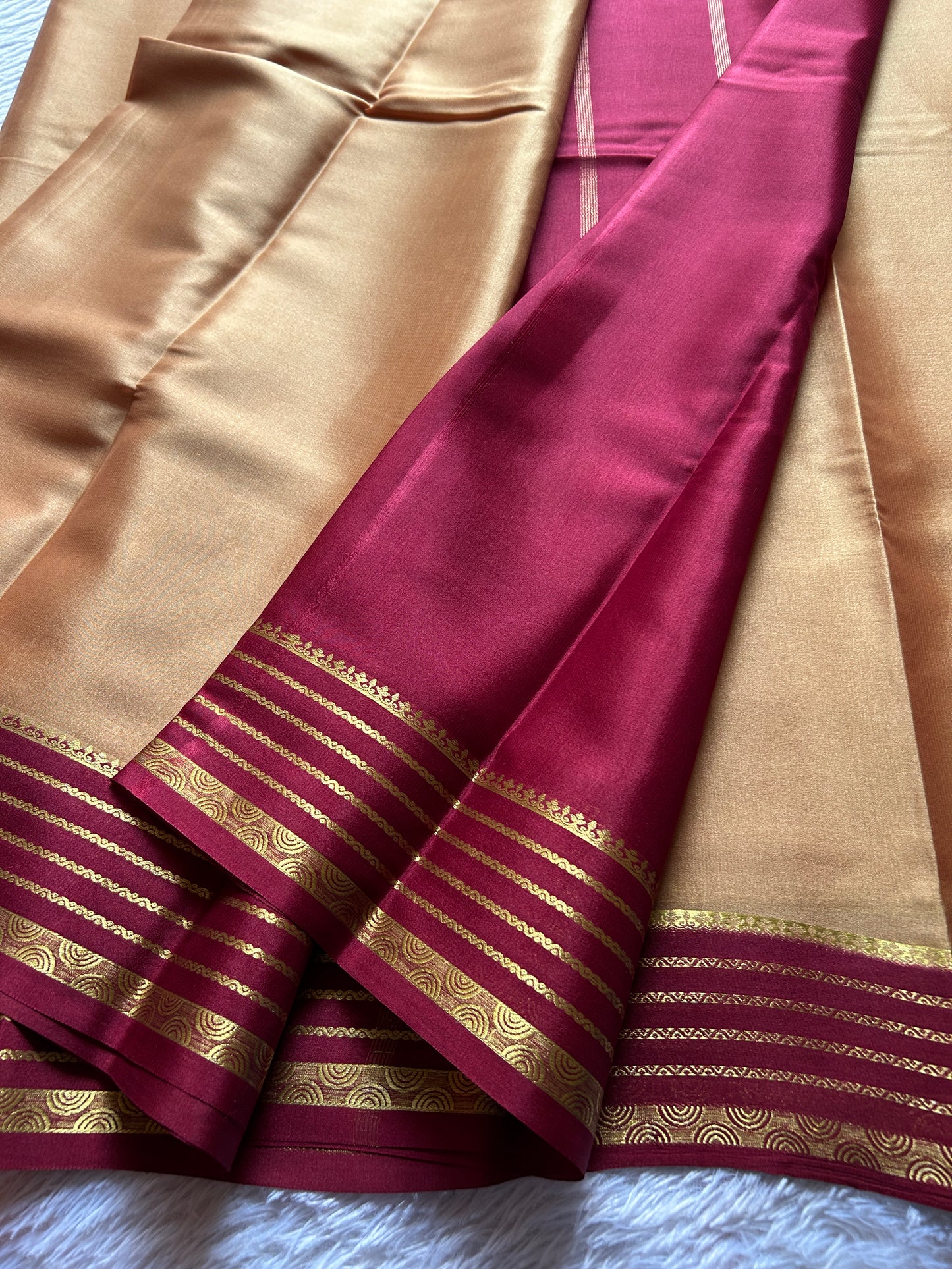 Rashmi (2D) : Beige-maroon
