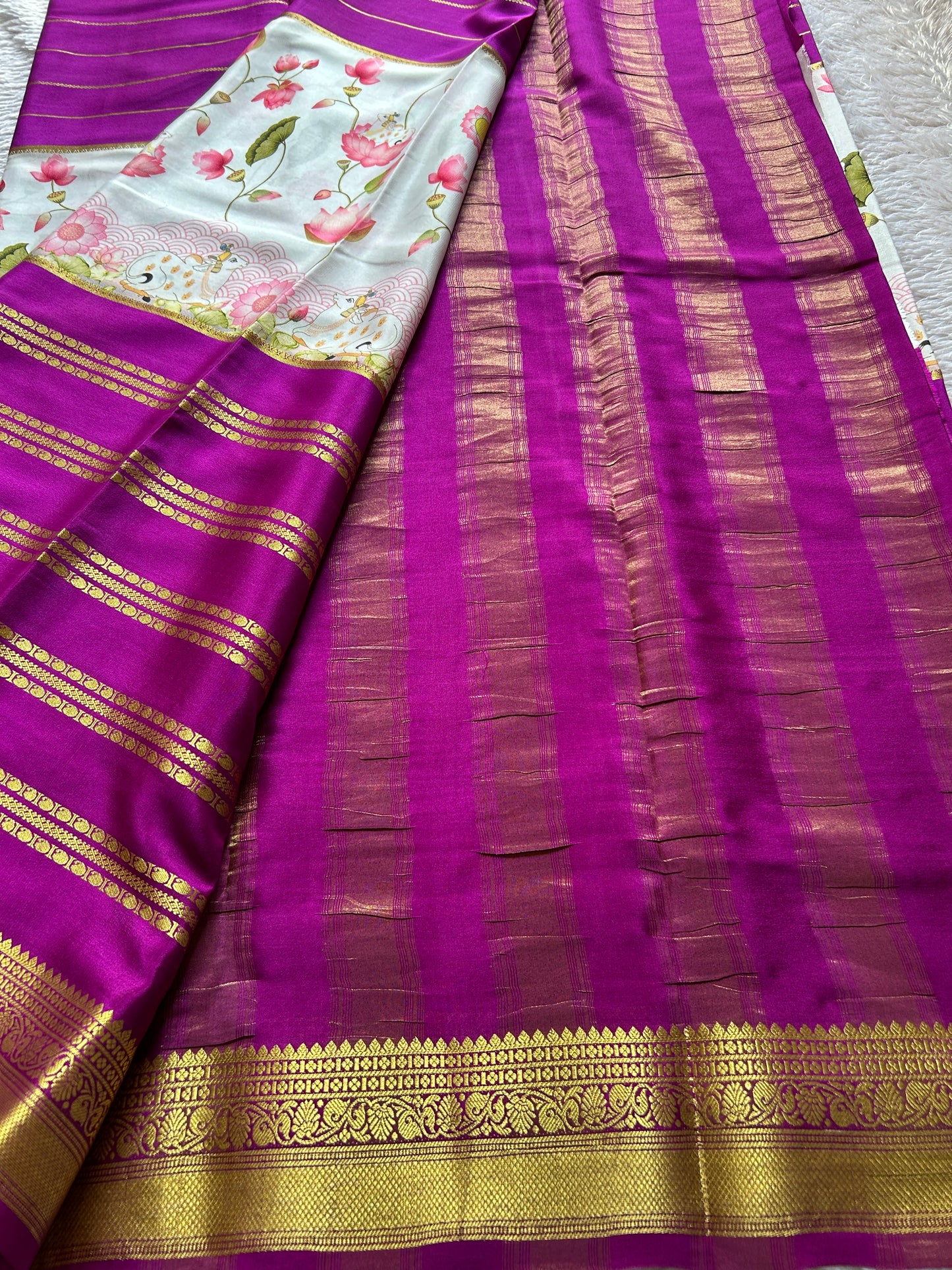 Kalavathi (2D) : Light sky blue-magenta
