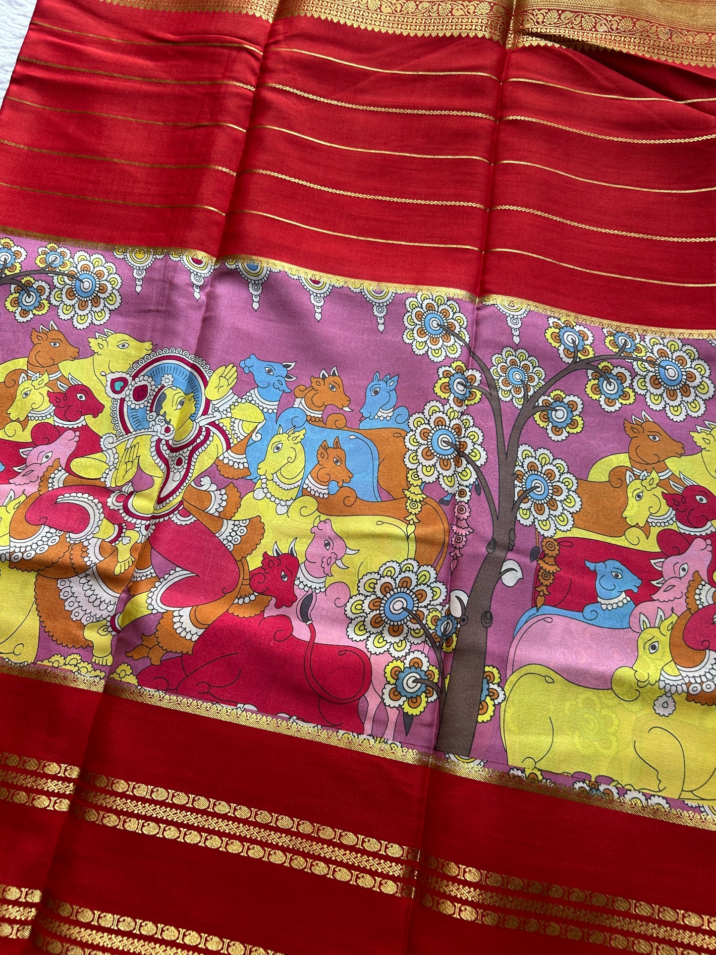Kalavathi (2D) : Rose pink-red