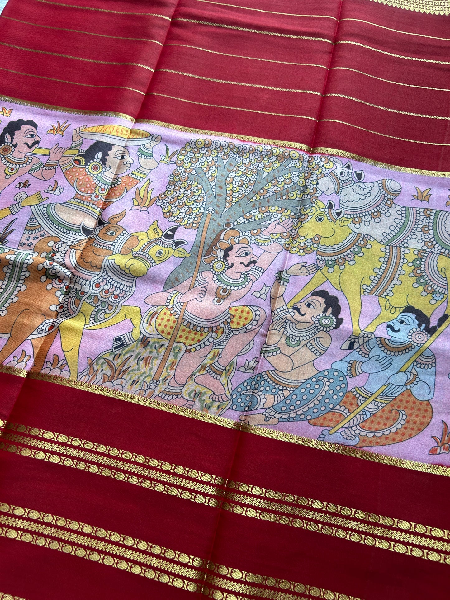 Kalavathi (2D) : Lavender-red