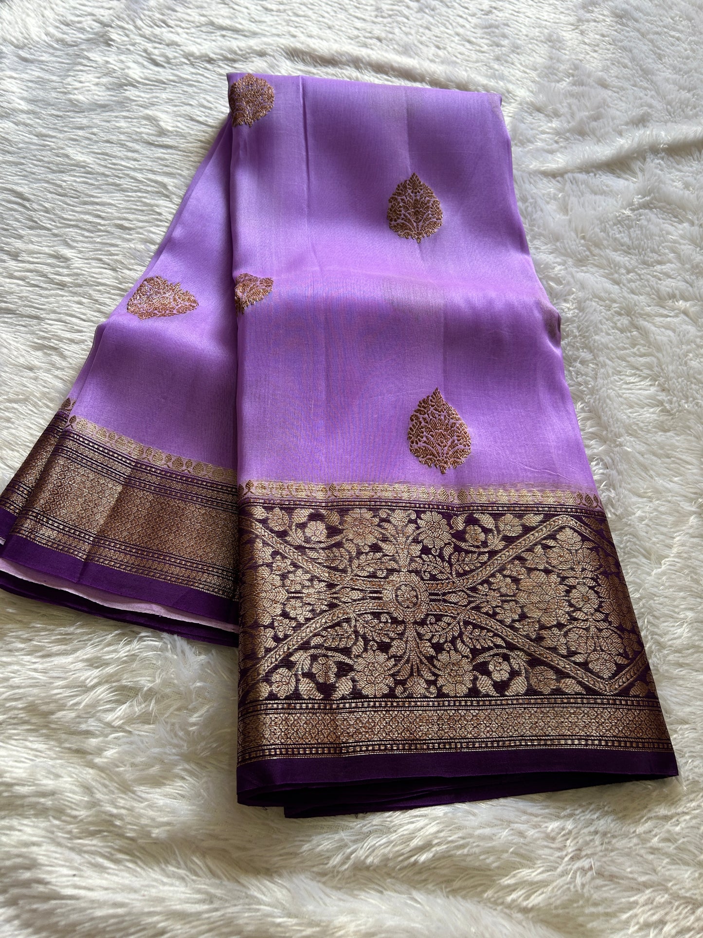 Pure organza : Lavender-wine
