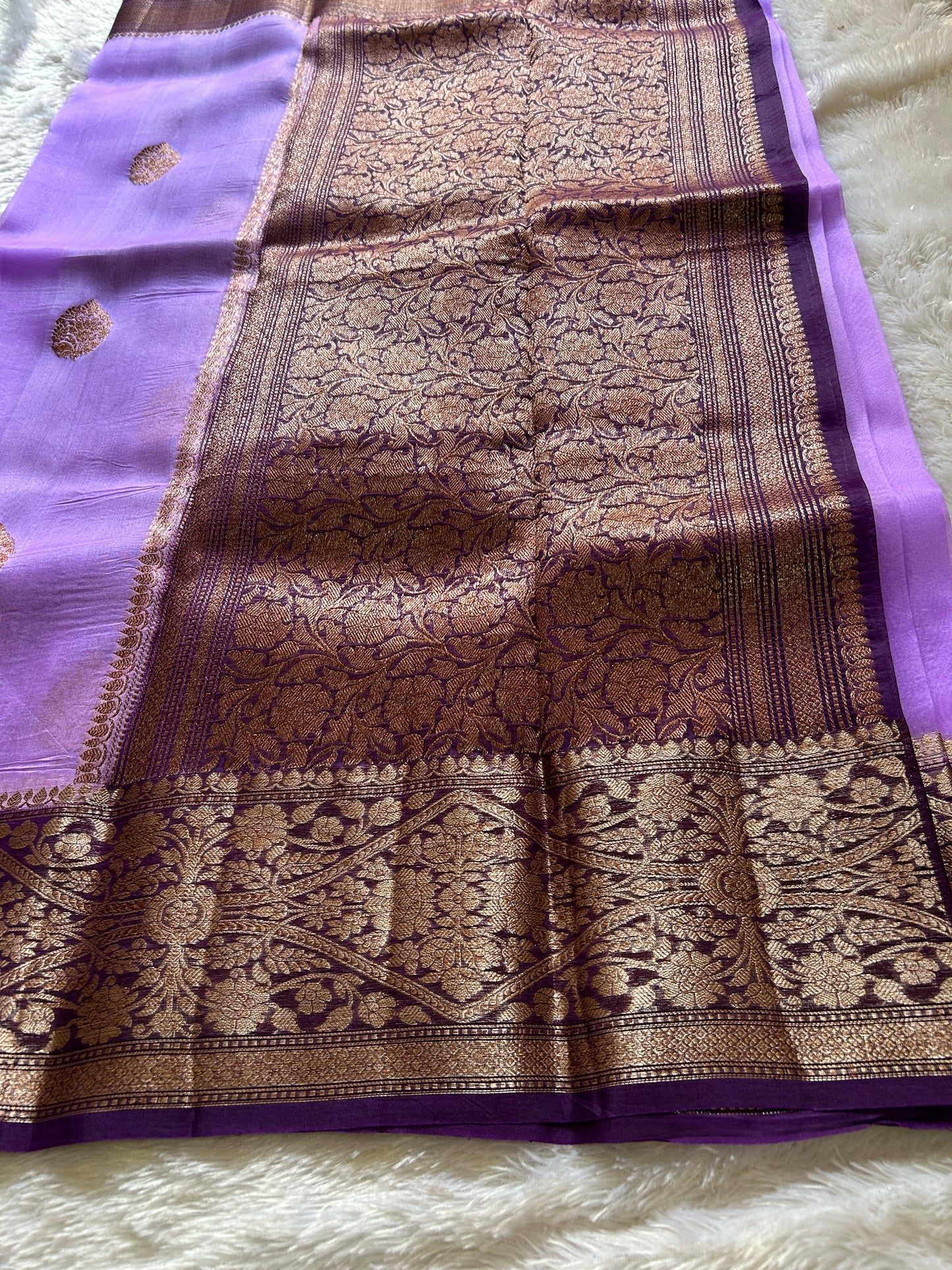 Pure organza : Lavender-wine