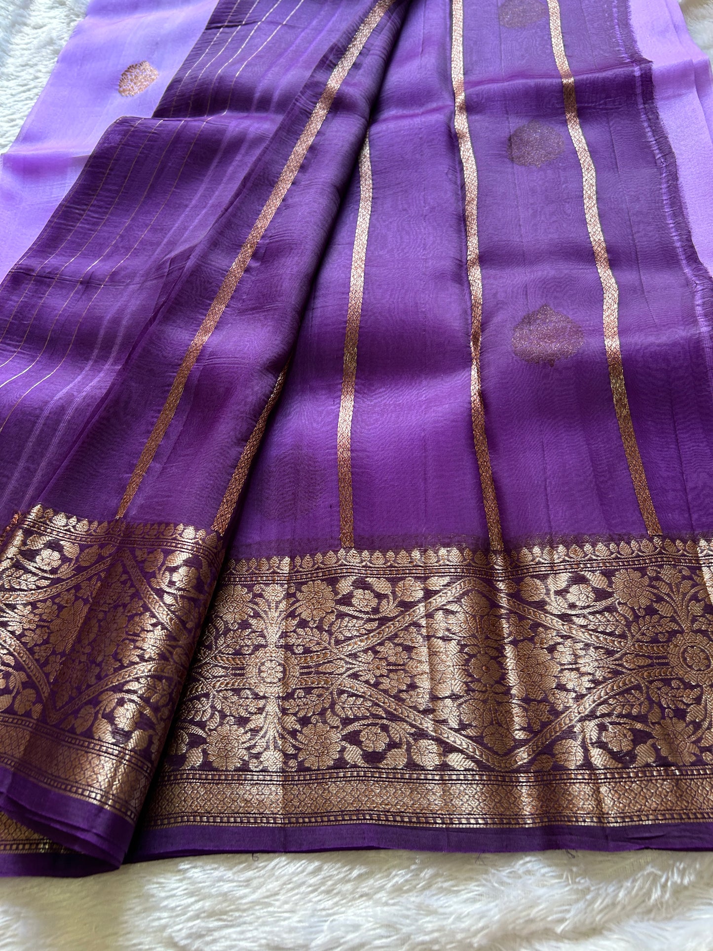 Pure organza : Lavender-wine