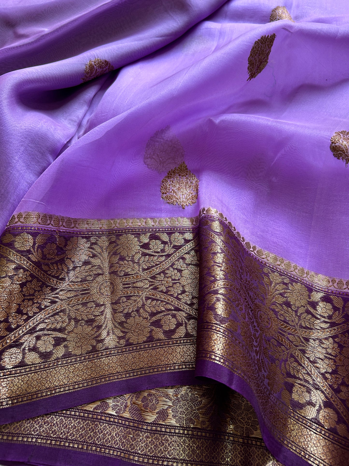Pure organza : Lavender-wine