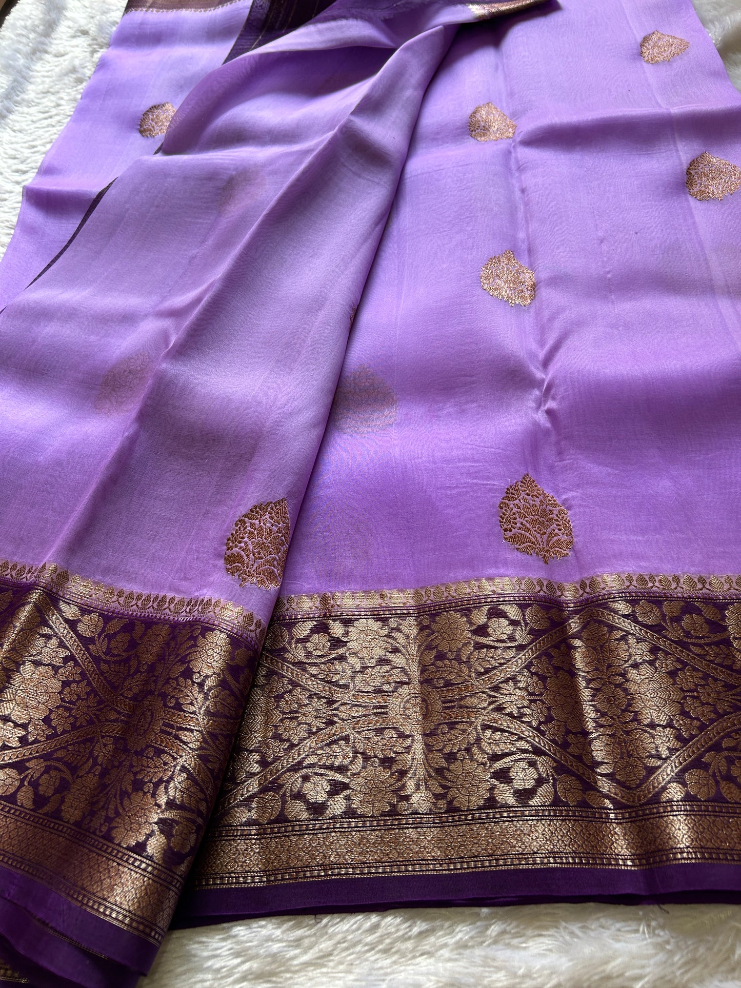Pure organza : Lavender-wine