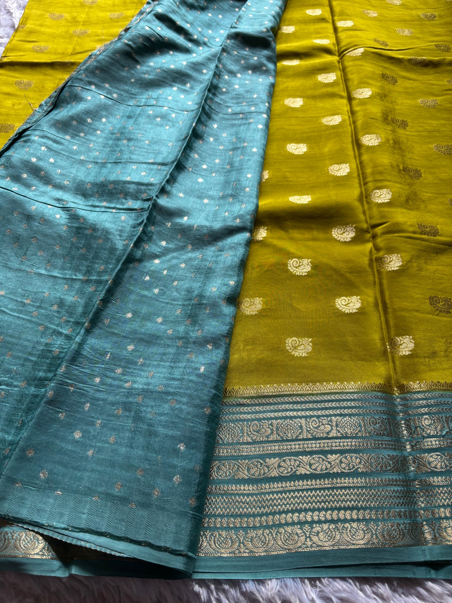 SS126 (2D) : Olive-sky blue