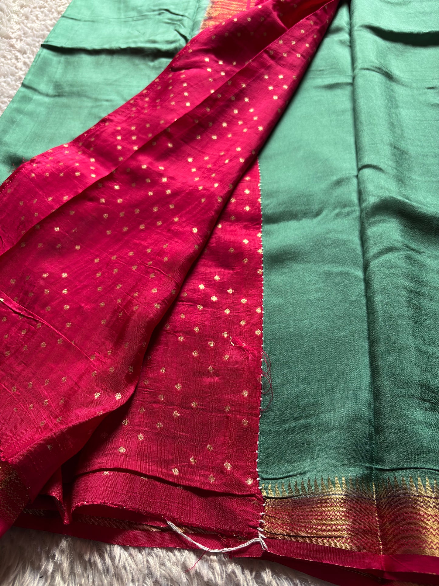 SS135 (2D) : Sea green-rani pink