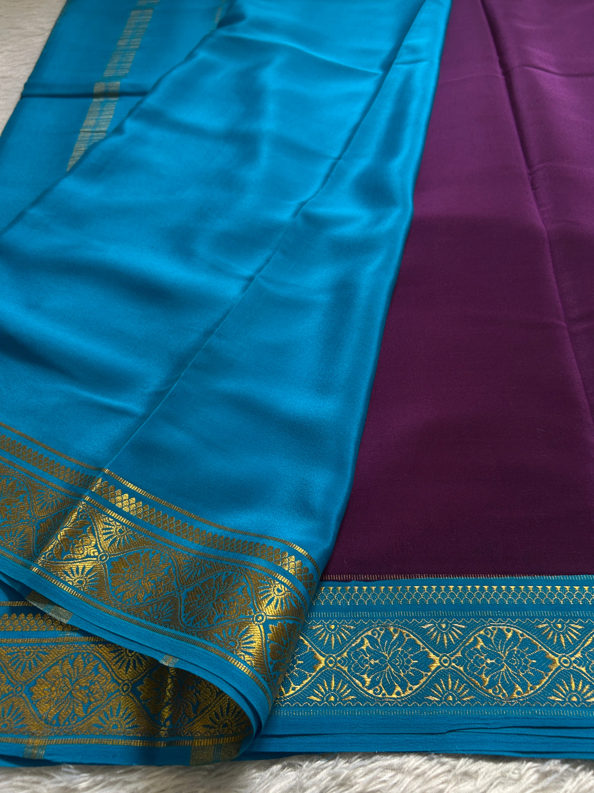 Sukanya (2D) : Plum-ananda blue